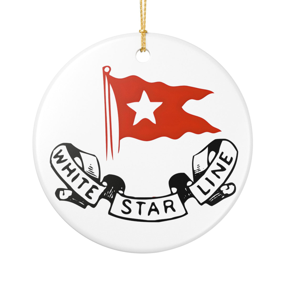 White Star Line Ceramic Ornament