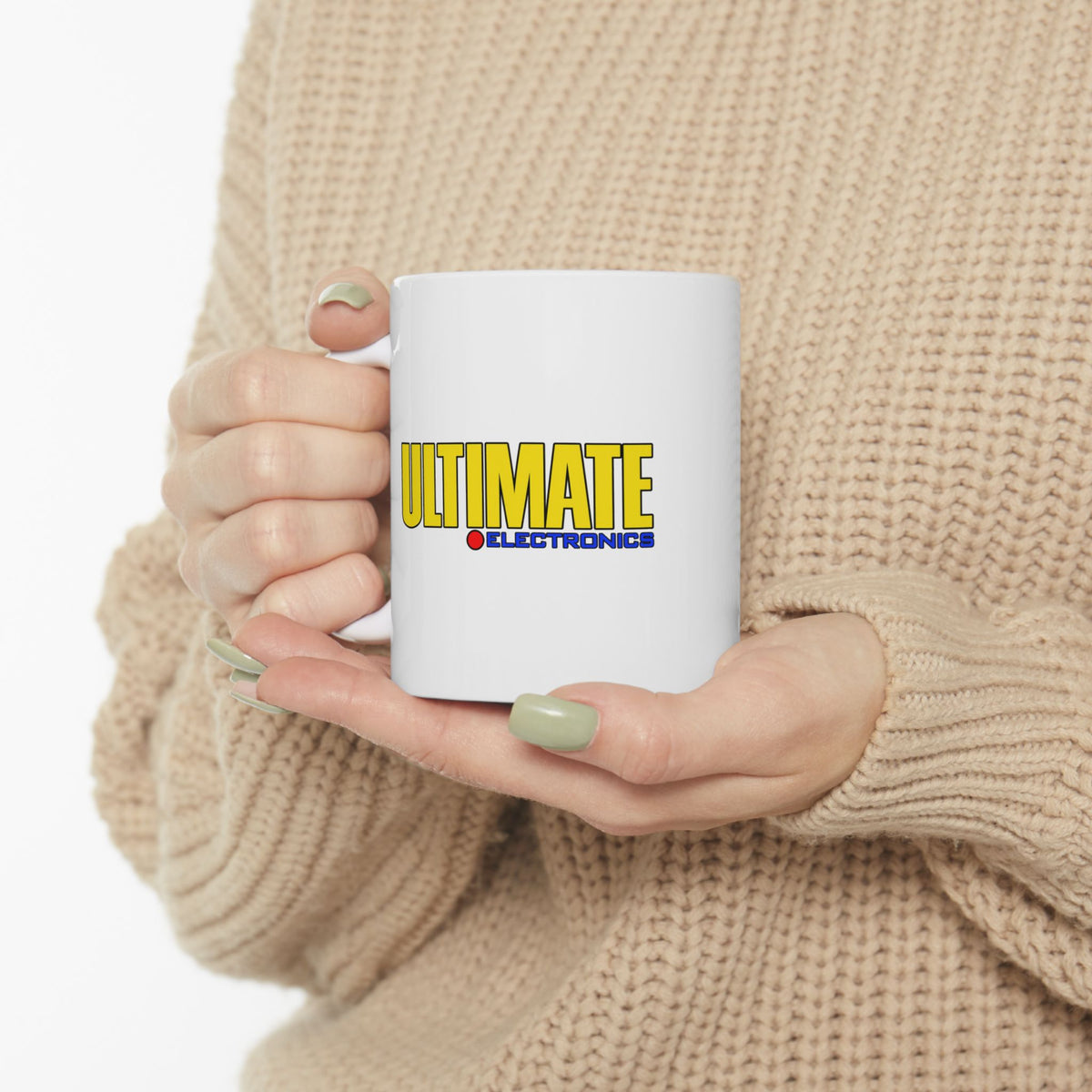 Ultimate Electronics Ceramic Coffee Mug