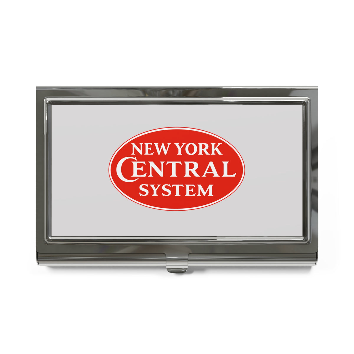 New York Central Railroad Metal Business Card Holder