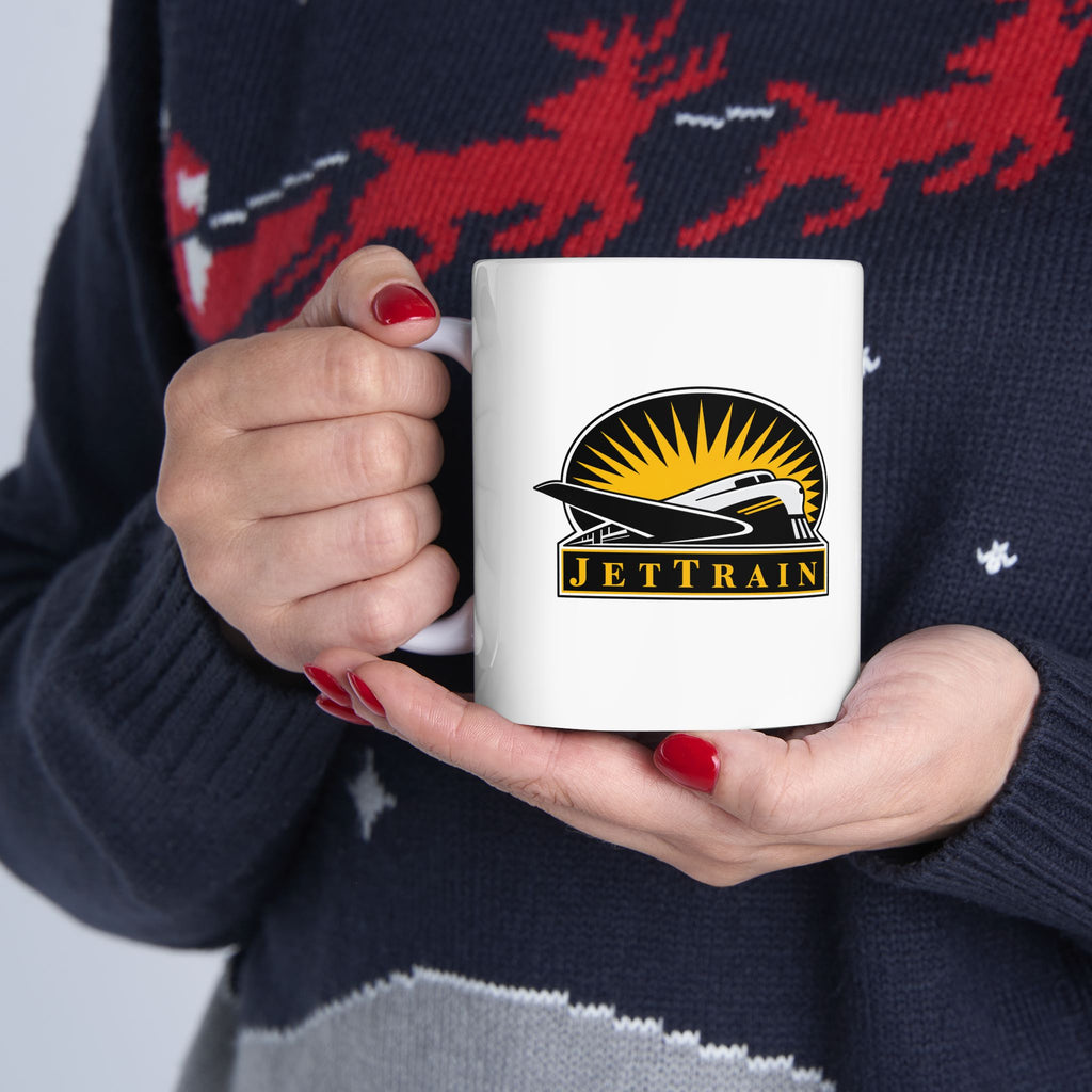 Bombardier JetTrain Ceramic Coffee Mug