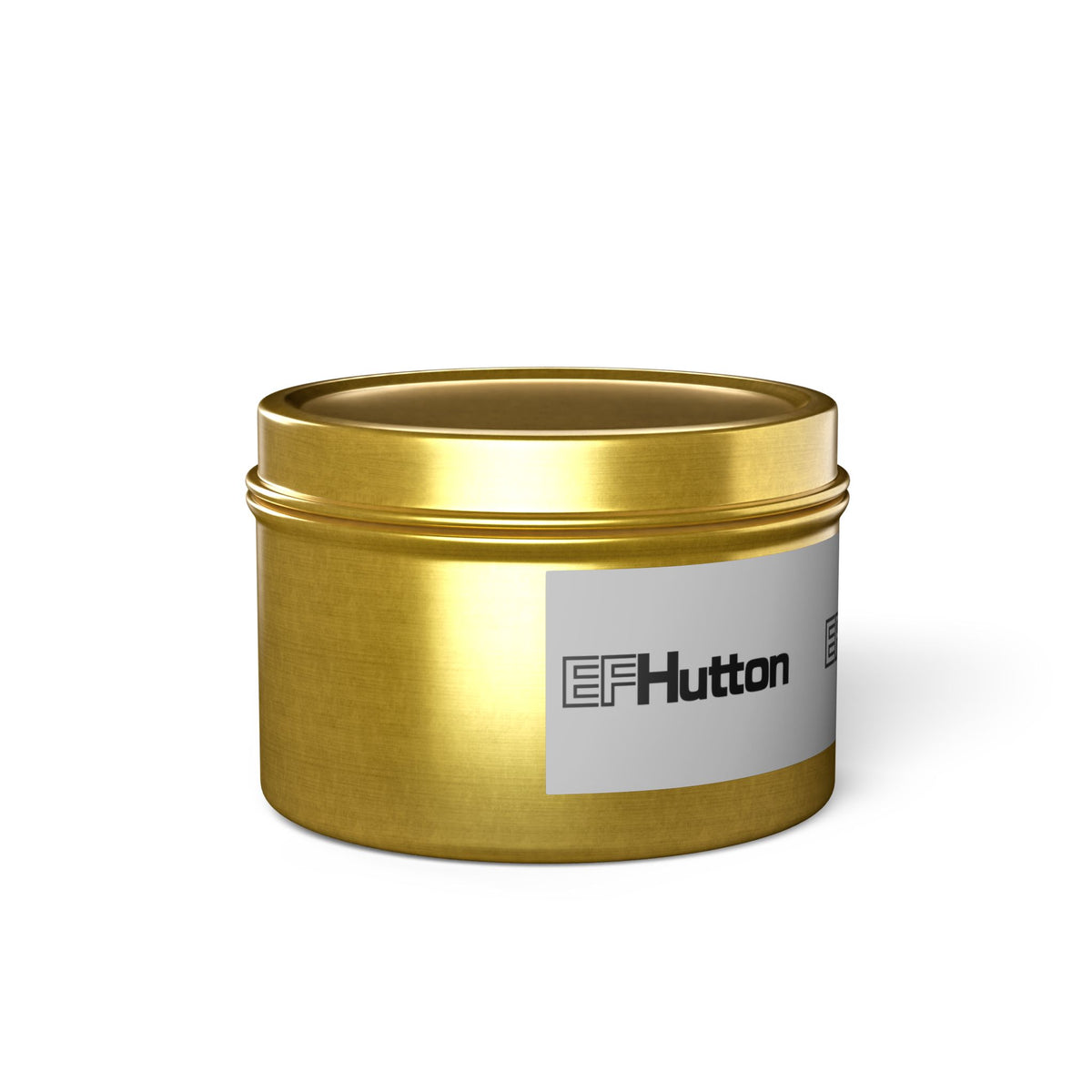 E. F. Hutton Tin Candle