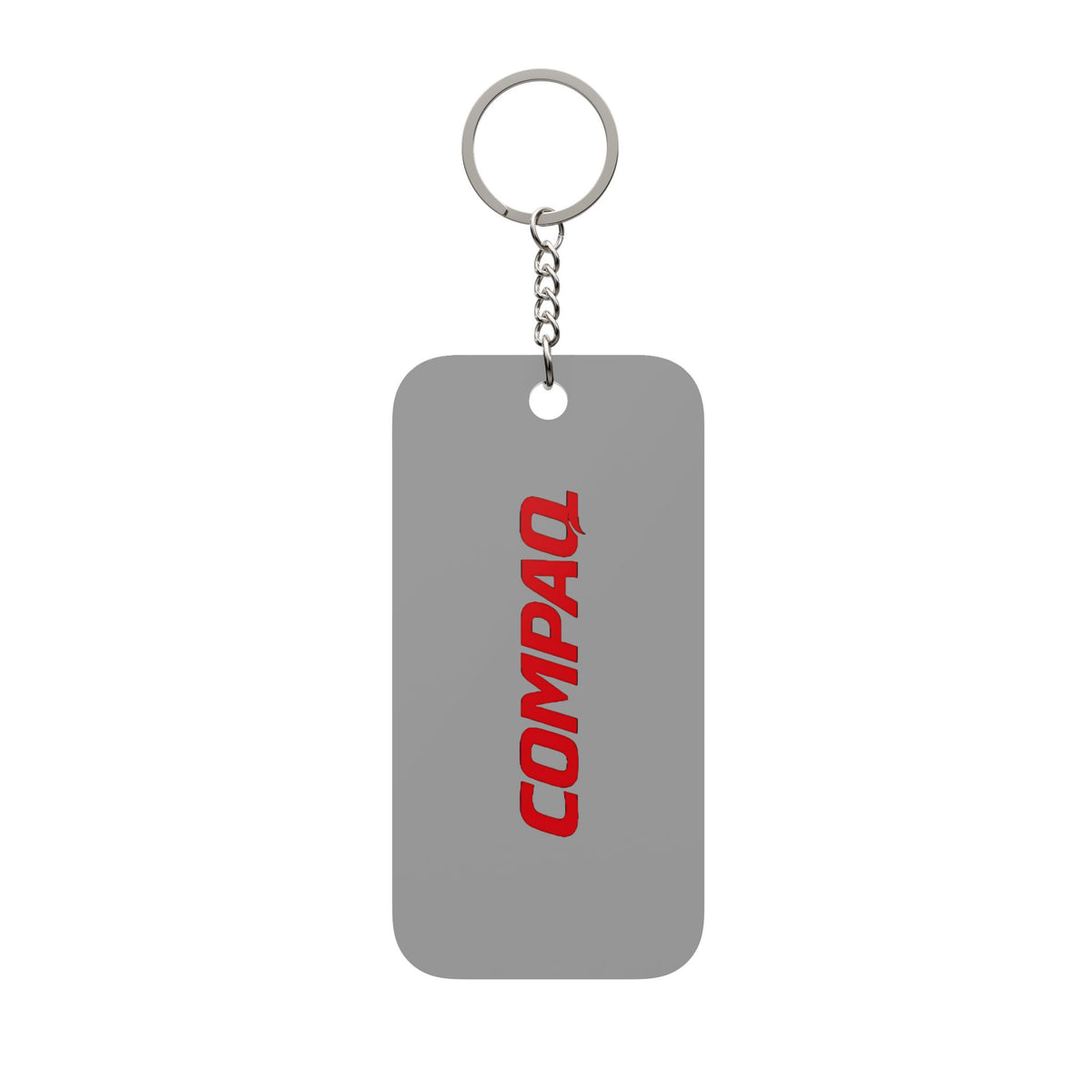 Compaq Double-Sided Keychain Charm