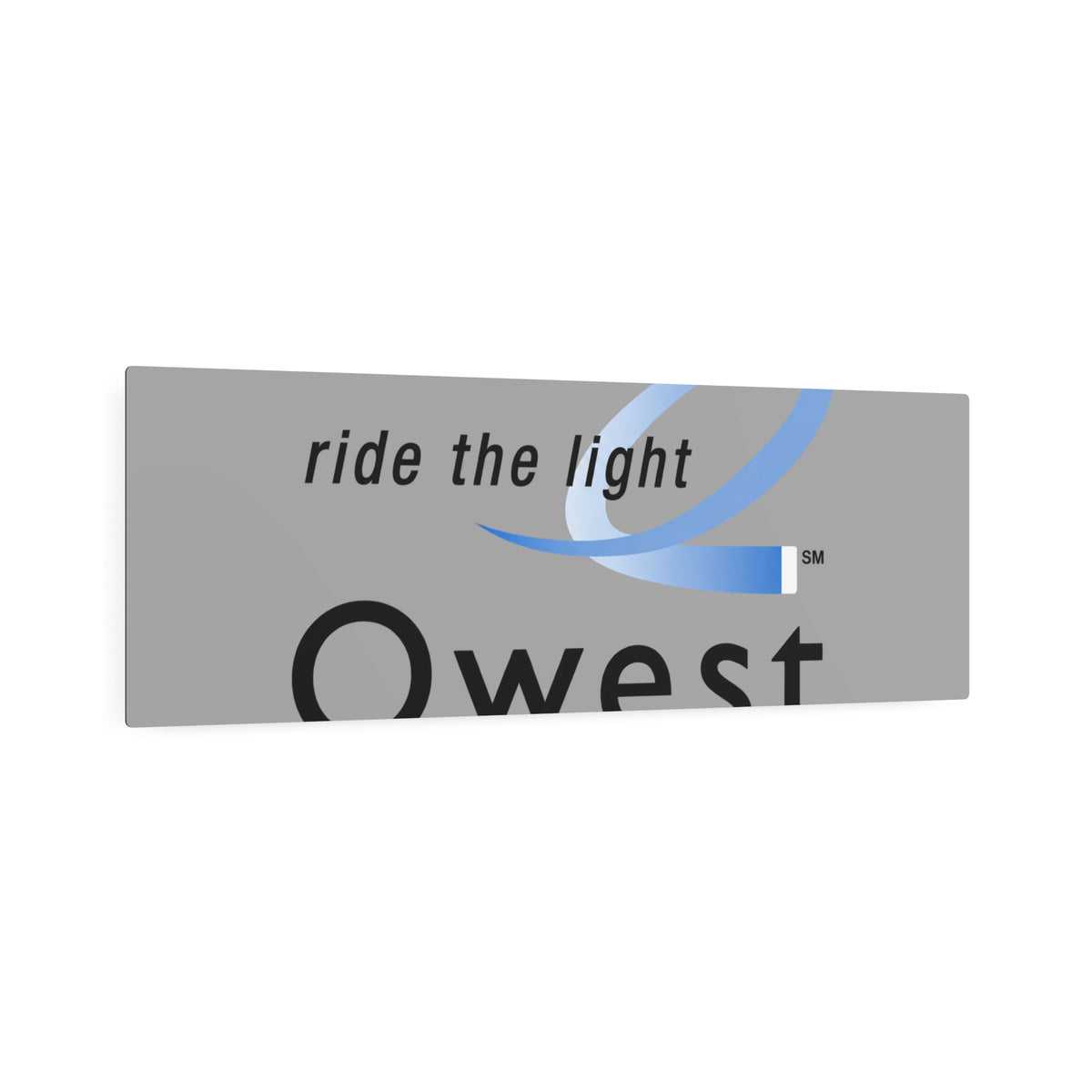 Qwest Metal Sign