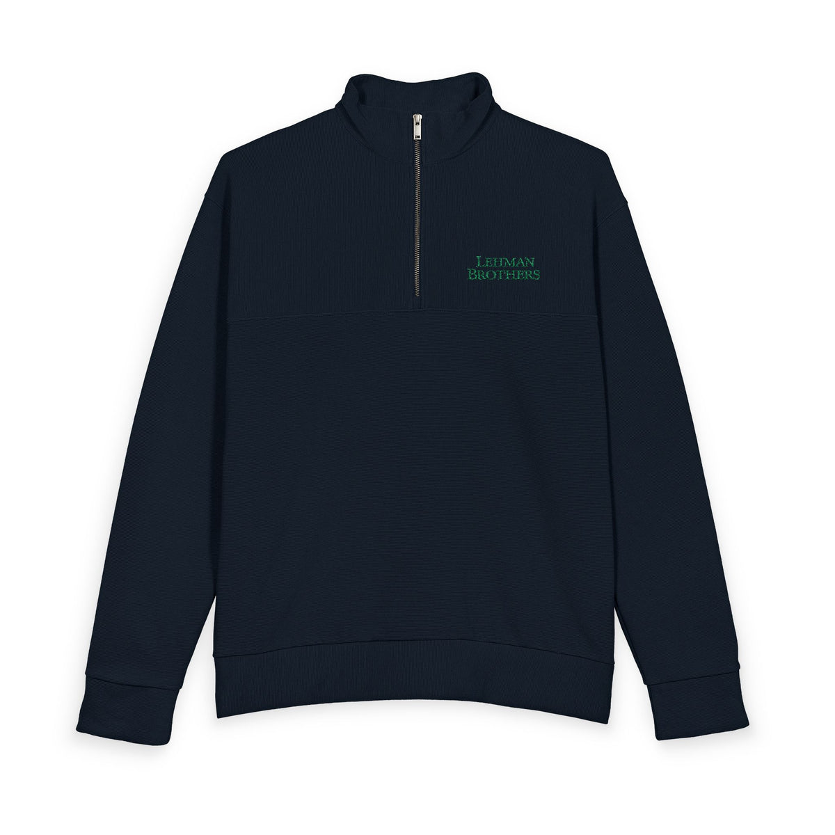 Lehman Brothers Heavy Knit Quarter-Zip Sweatshirt