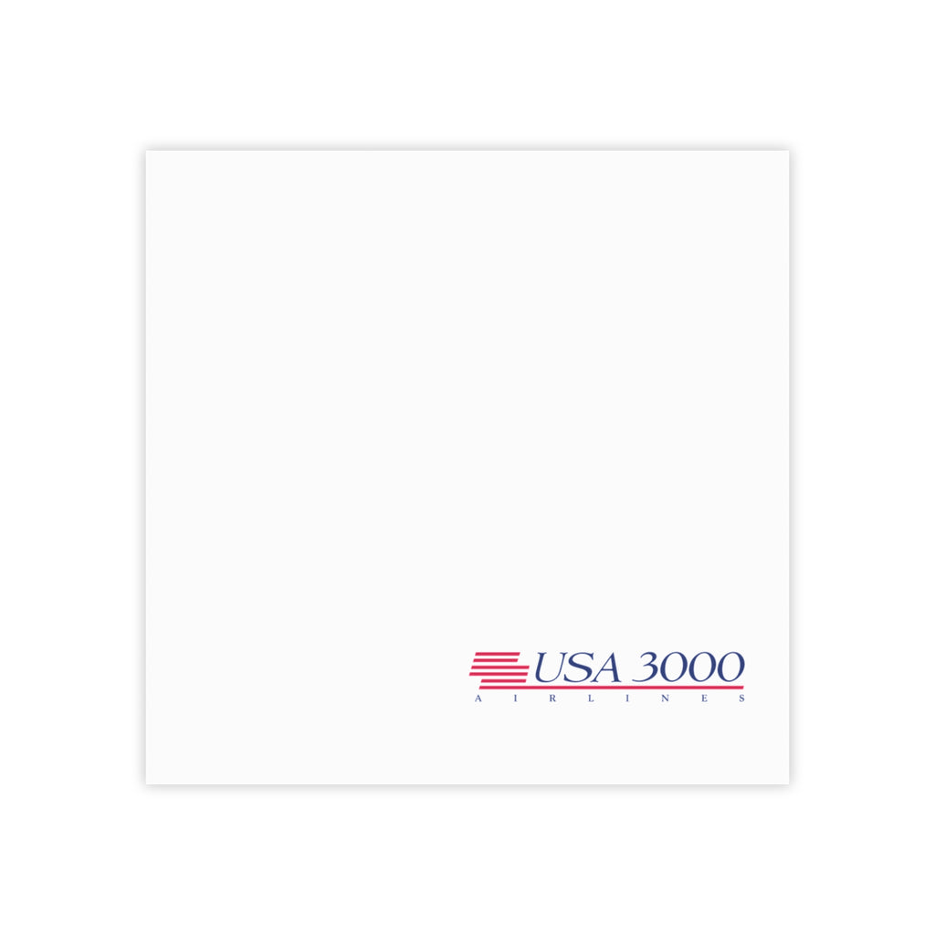USA3000 Airlines Sticky Post-it Note Pad