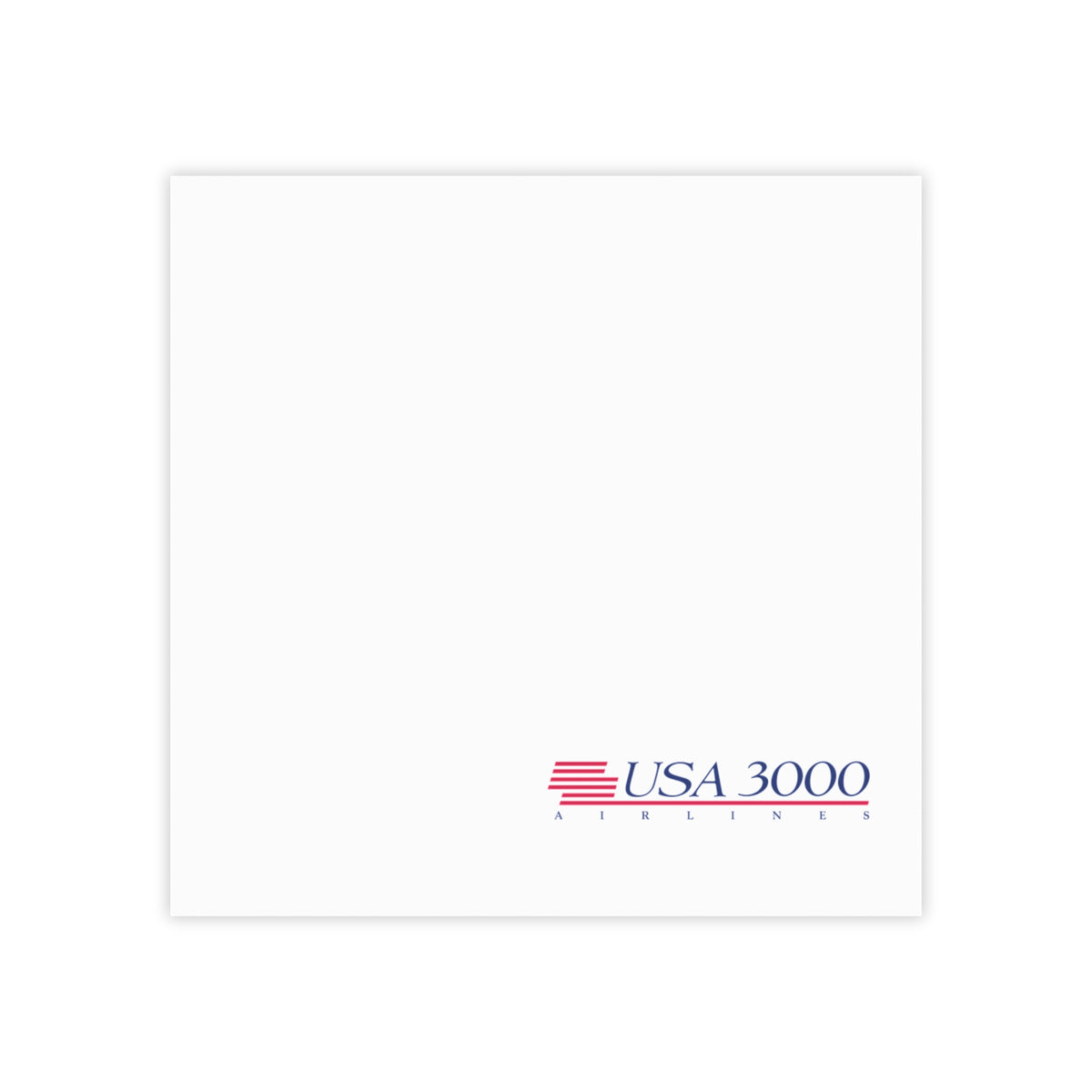 USA3000 Airlines Sticky Post-it Note Pad
