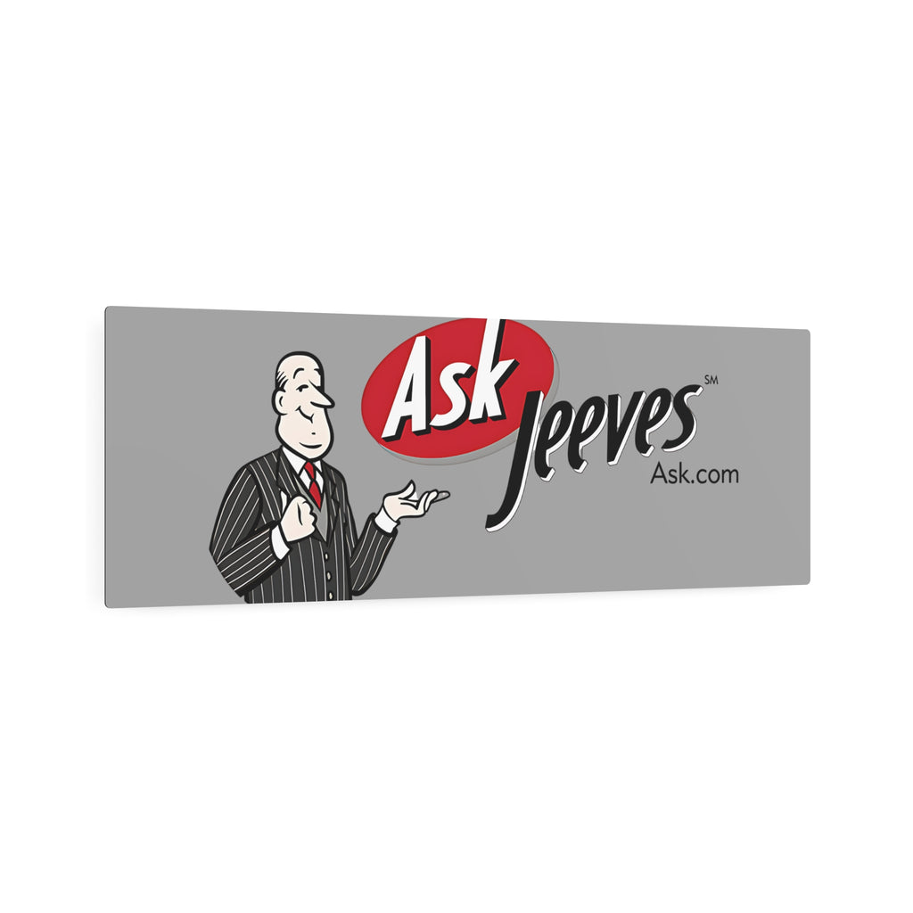 Ask Jeeves Metal Sign