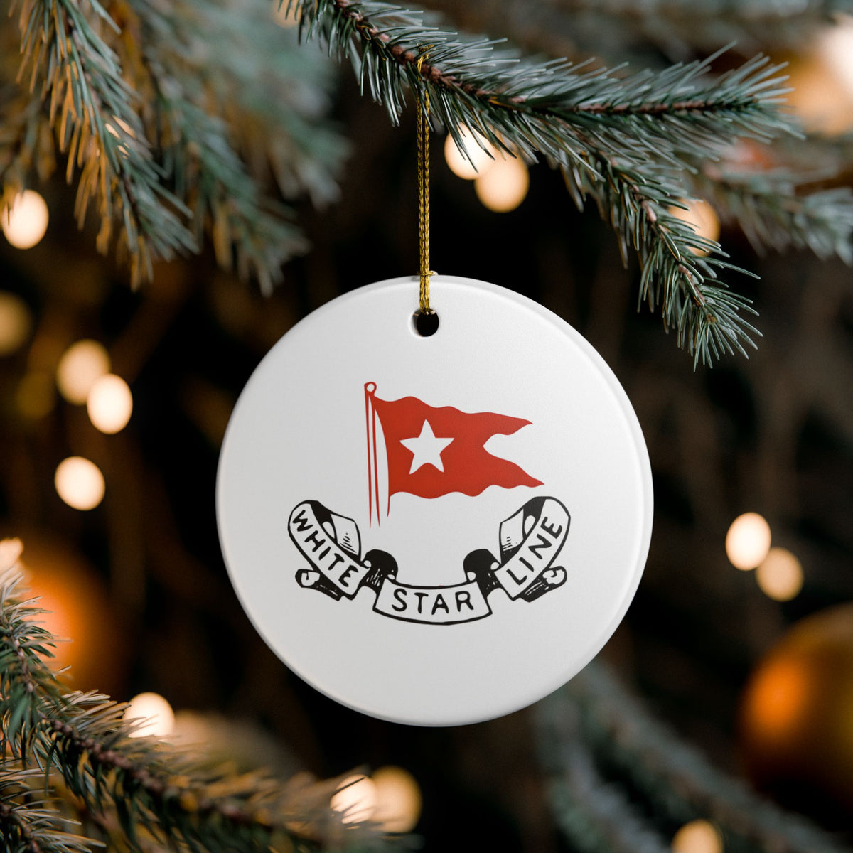 White Star Line Ceramic Ornament