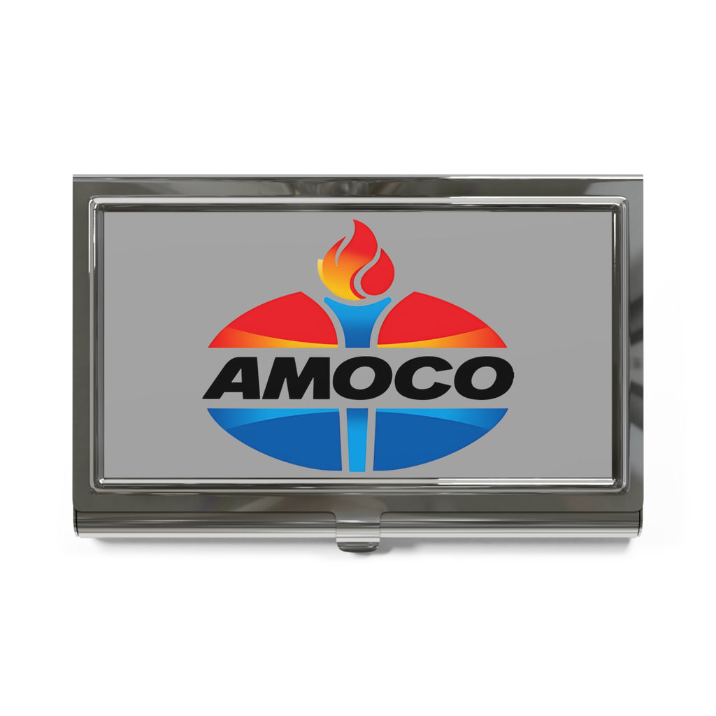 Amoco Metal Business Card Holder