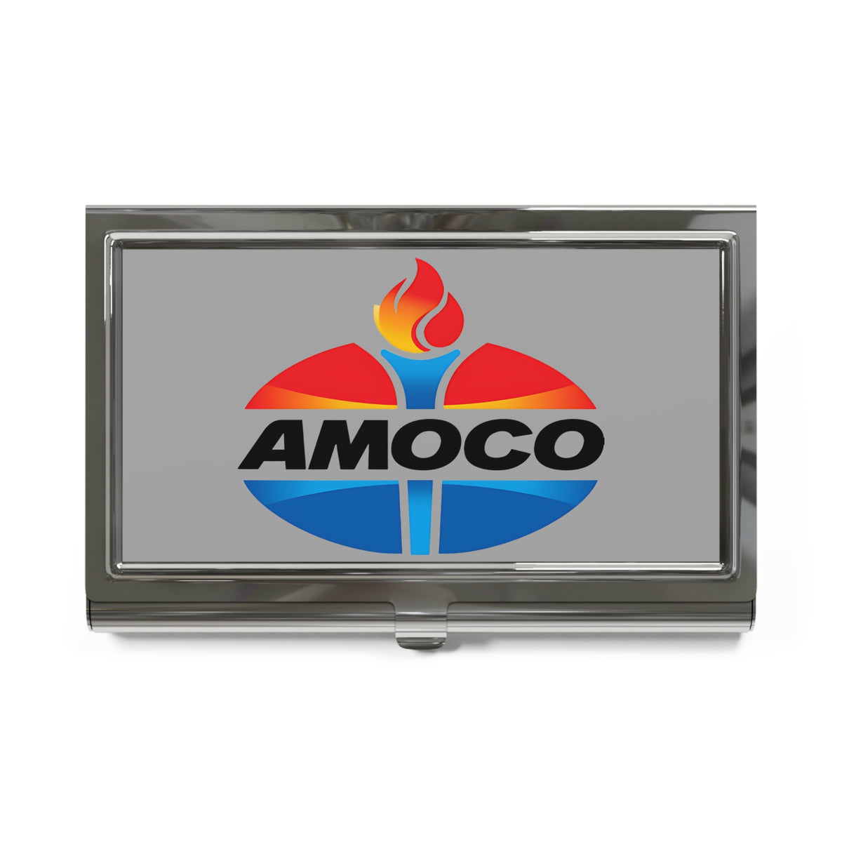 Amoco Metal Business Card Holder