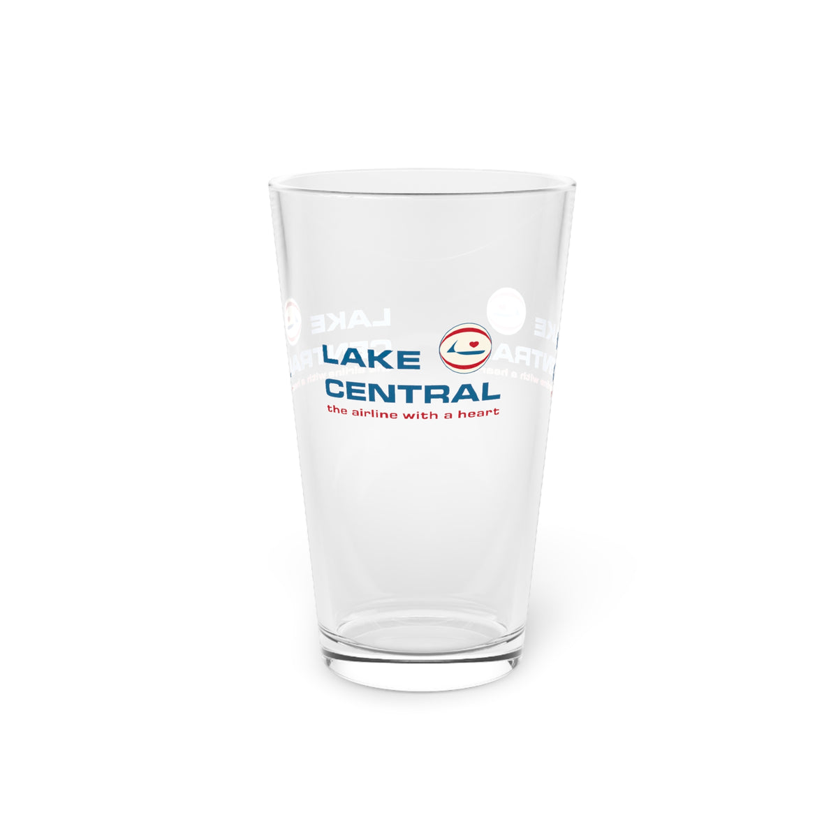 Lake Central Airlines 16oz Pint Glass