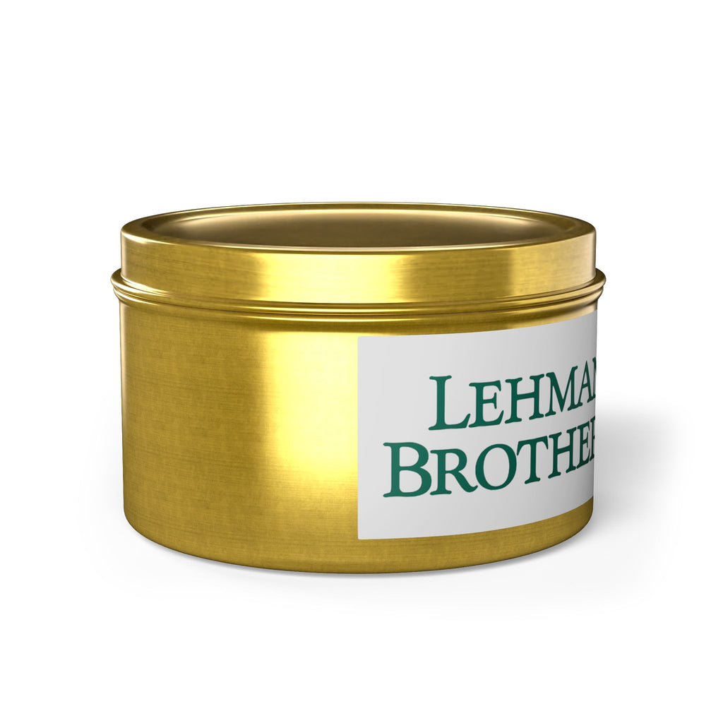 Lehman Brothers Tin Candle