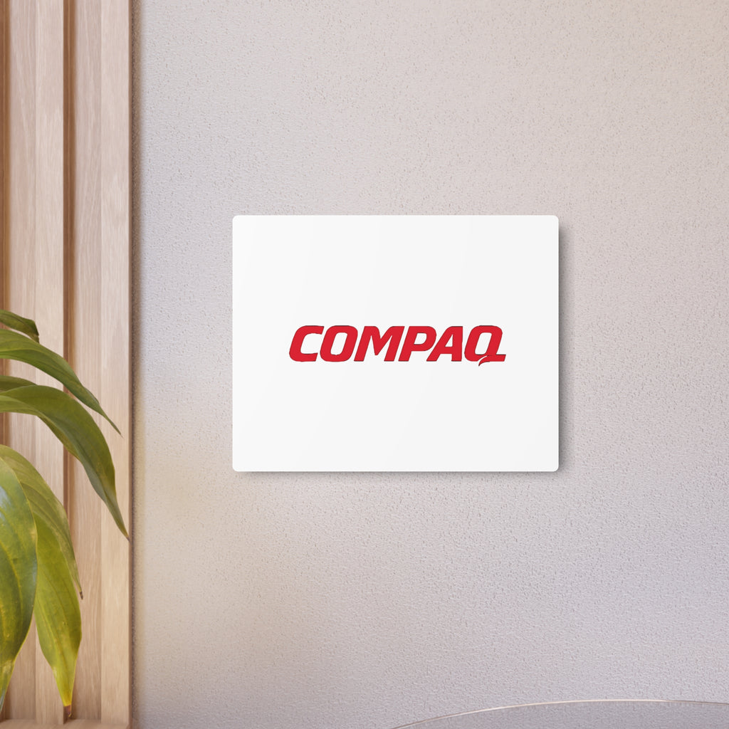 Compaq Metal Sign