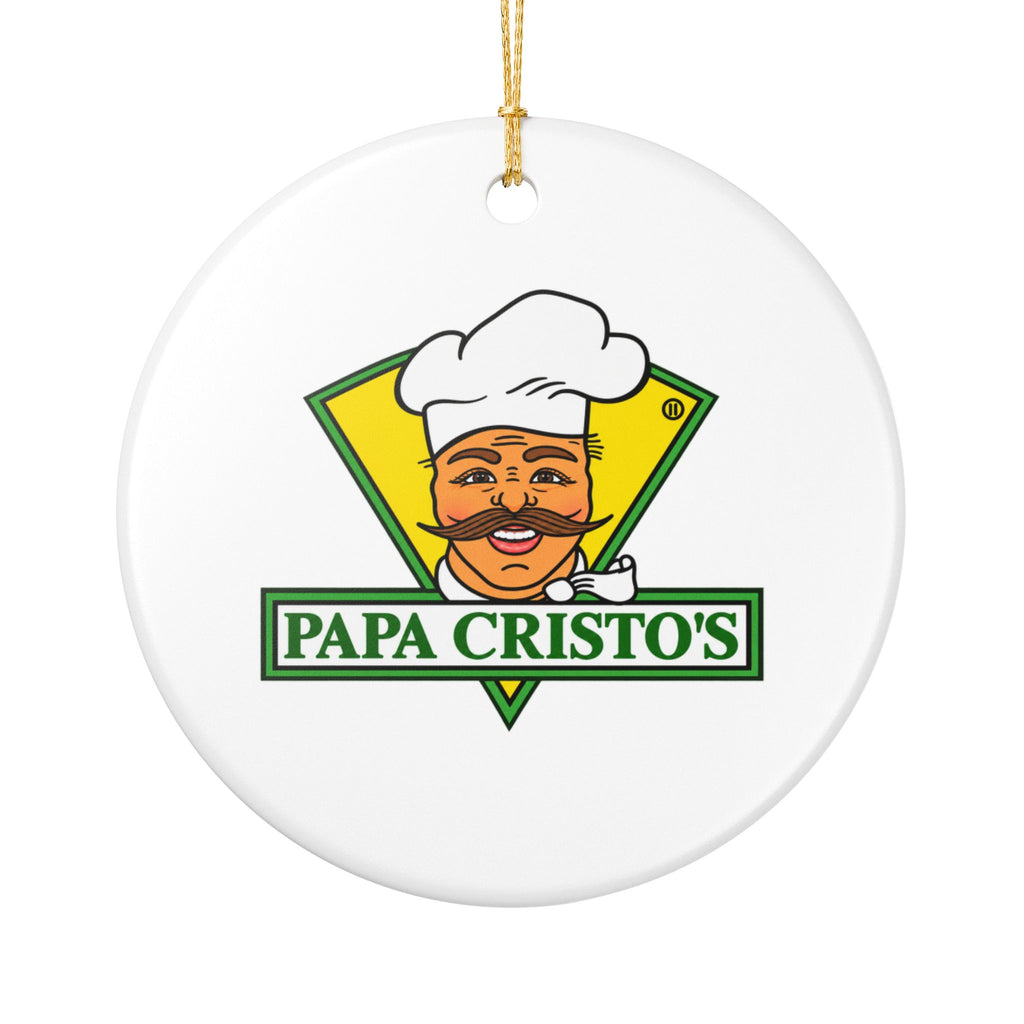 Papa Cristo's Ceramic Ornament