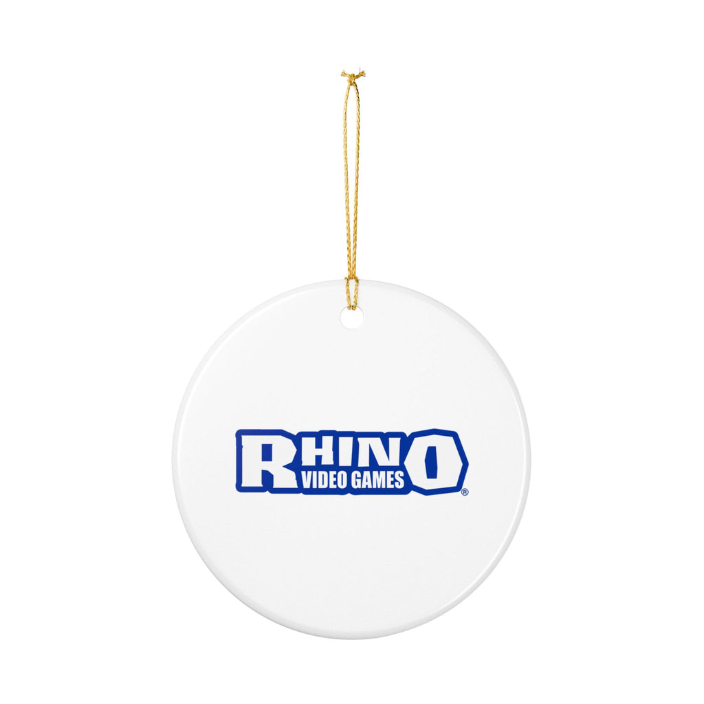 Rhino Video Games Ceramic Ornament