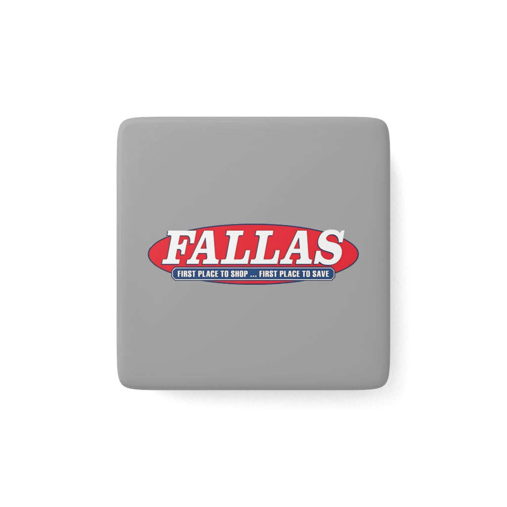 Fallas Discount Stores Square Porcelain Fridge Magnet
