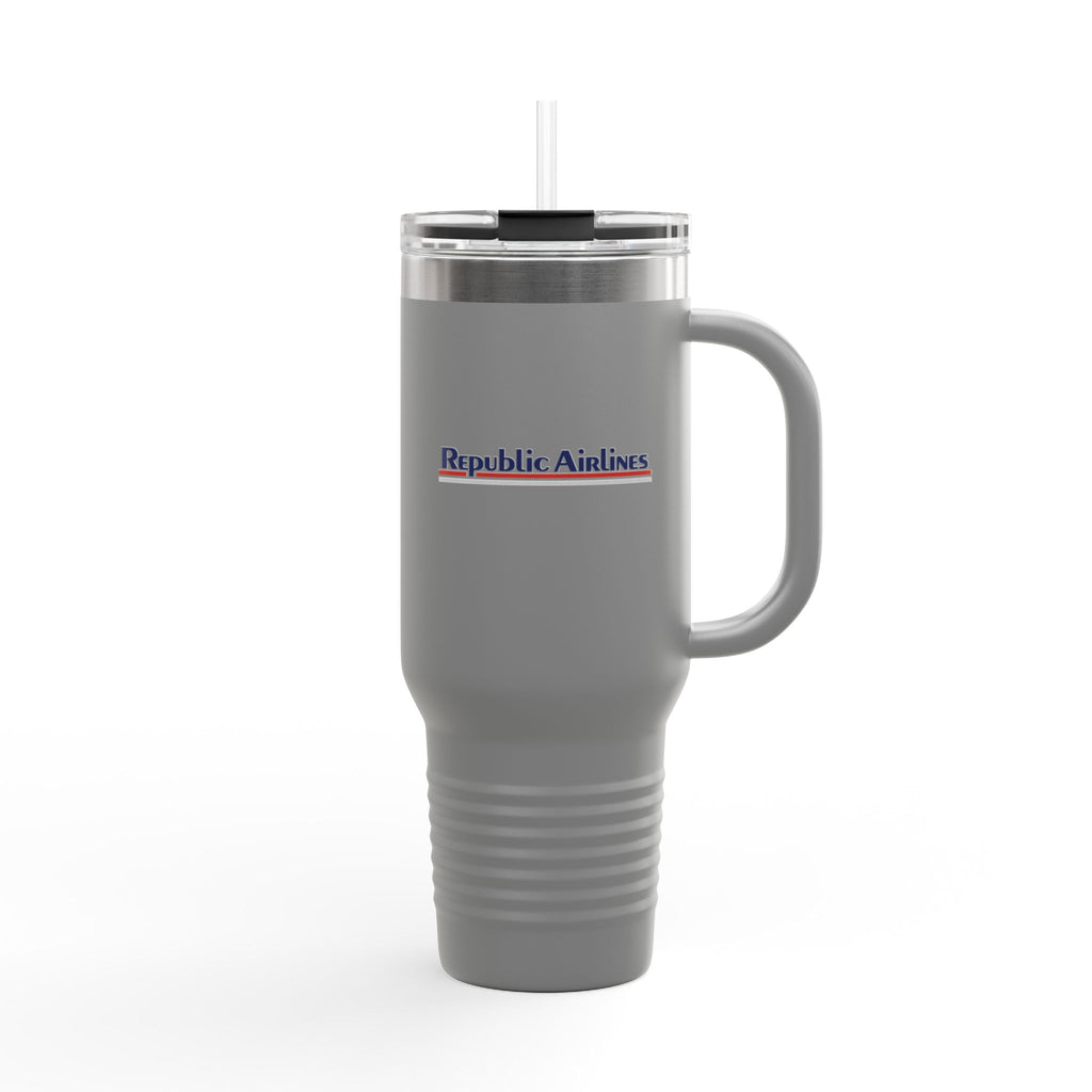 Republic Airlines 40oz Insulated Travel Mug Stainless Tumbler
