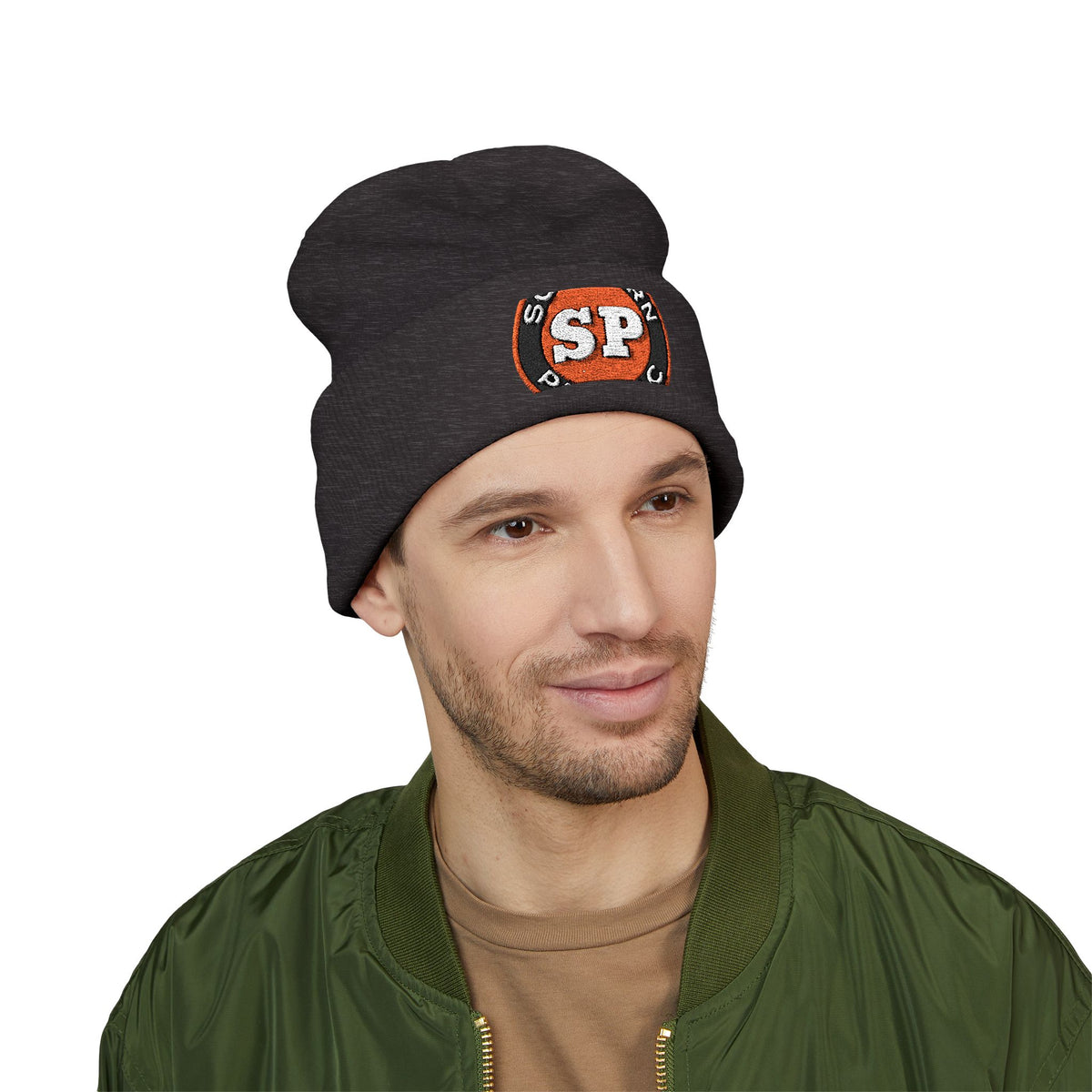 Southern Pacific Railroad Cuffed Beanie