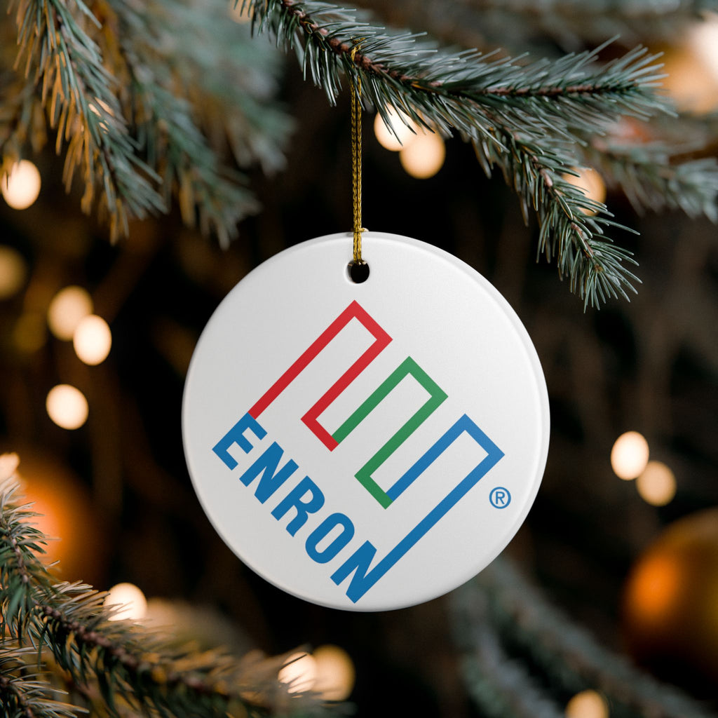Enron Ceramic Ornament