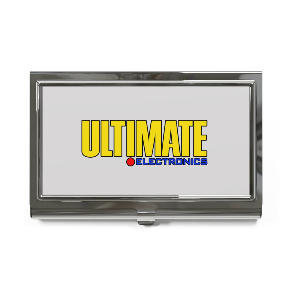Ultimate Electronics Metal Business Card Holder