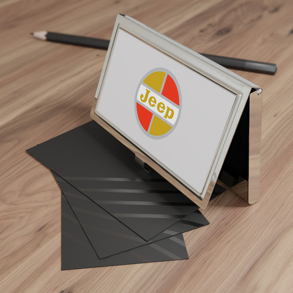 Kaiser Jeep Metal Business Card Holder