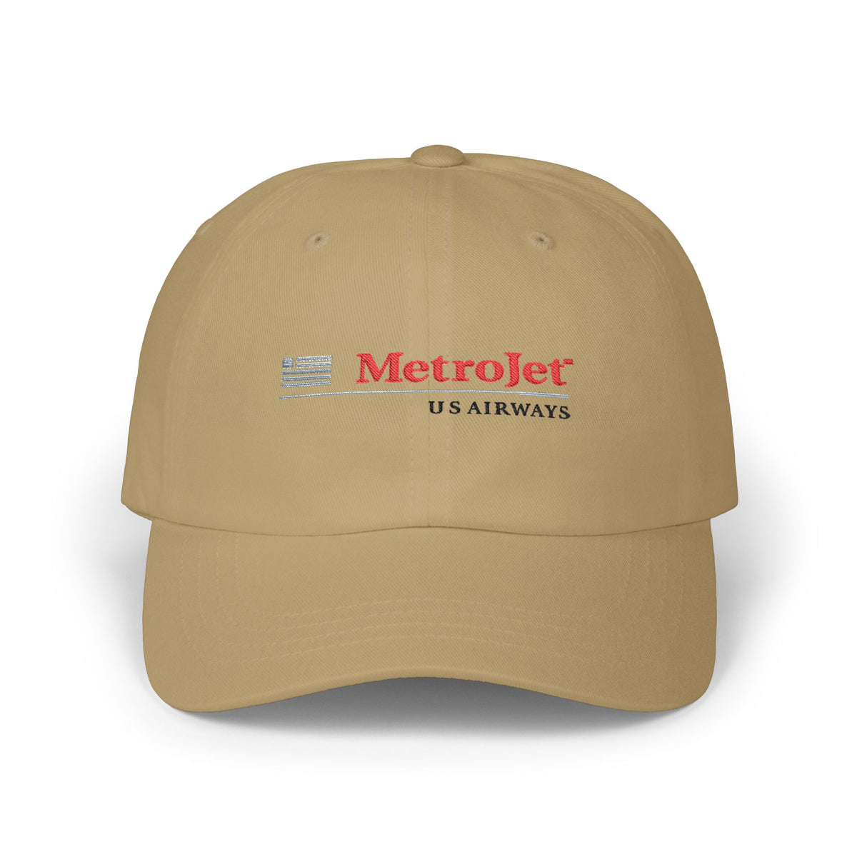 MetroJet Embroidered Dad Cap Hat