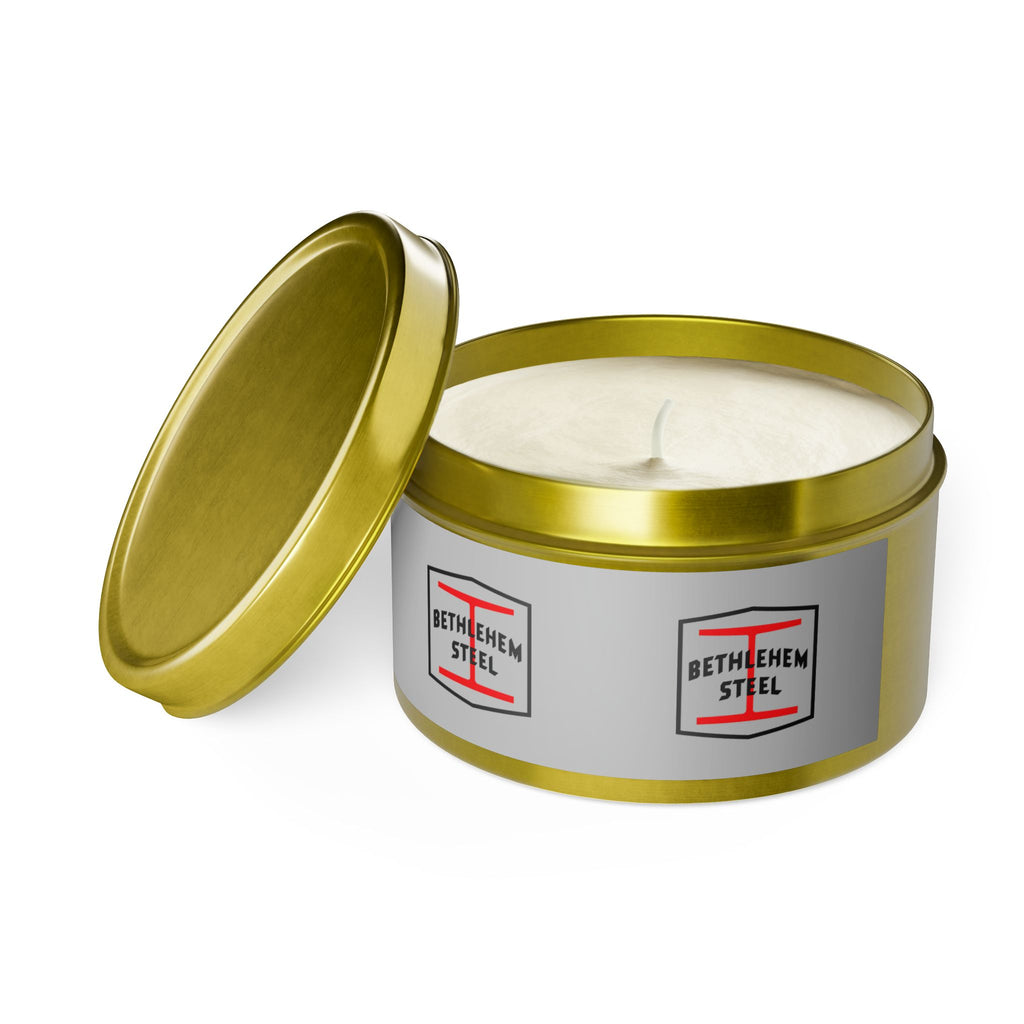 Bethlehem Steel Tin Candle