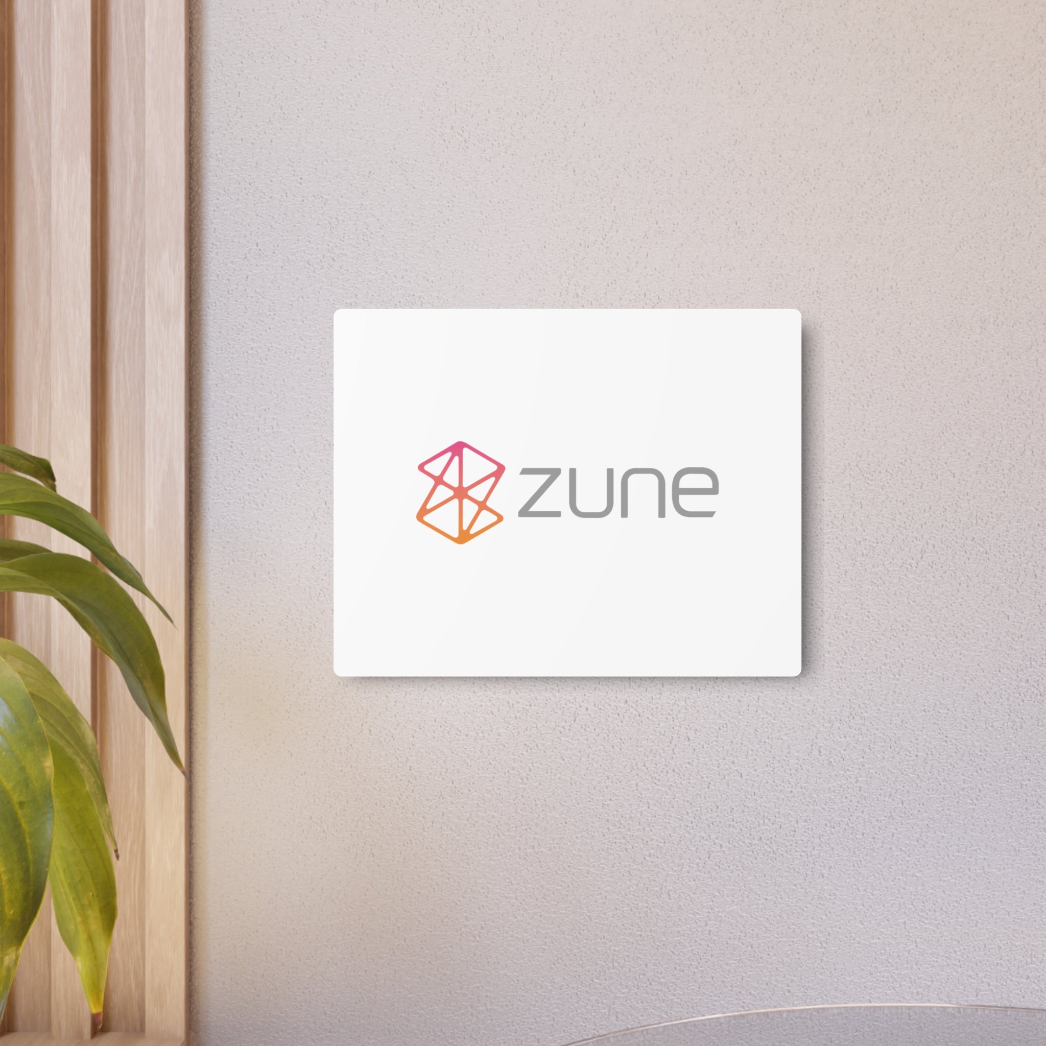 Zune Metal Sign
