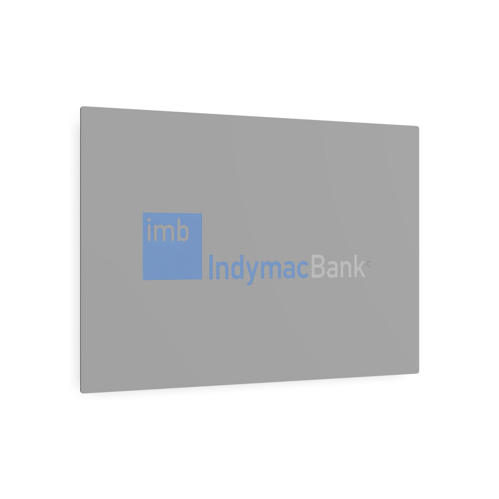 IndyMac Bank Metal Sign