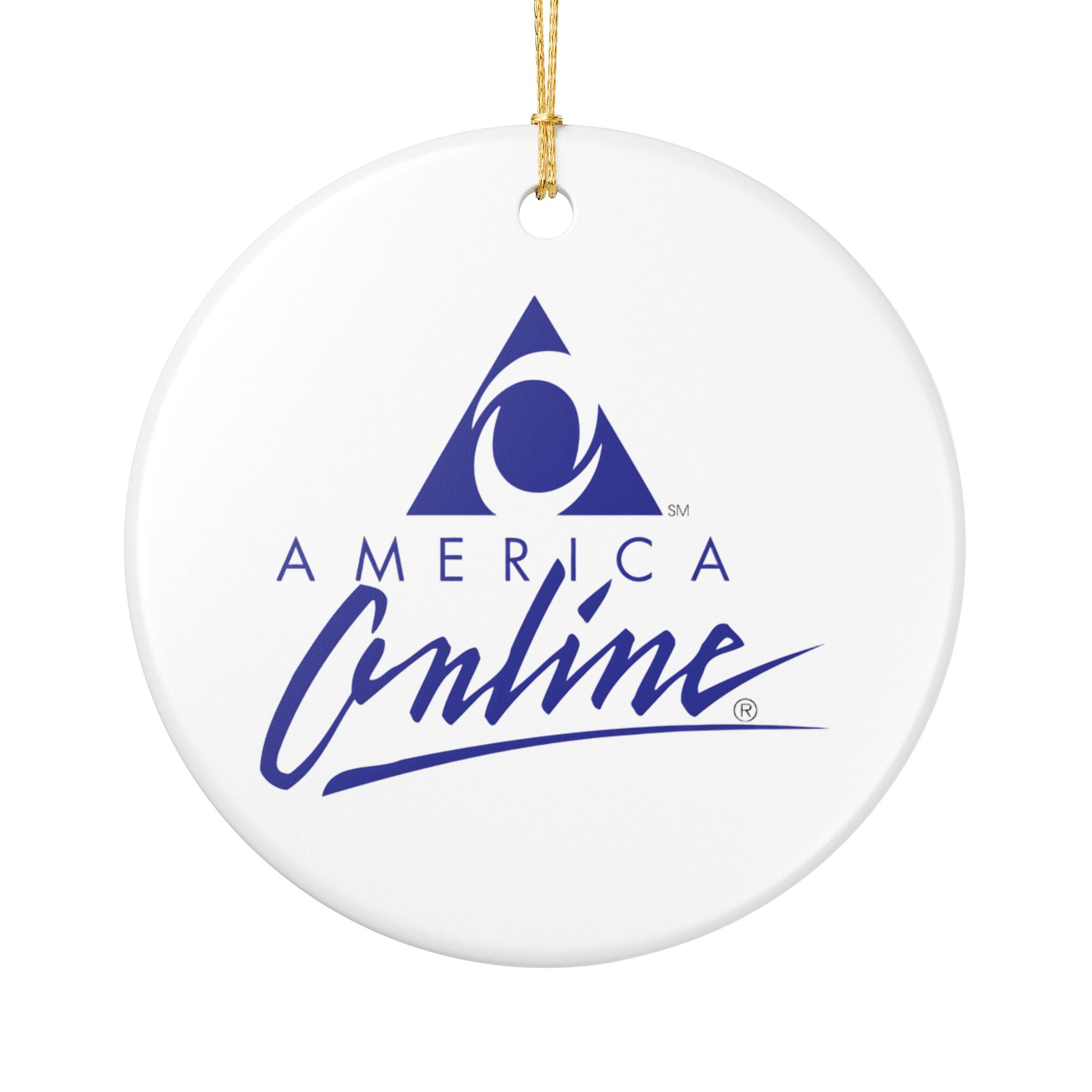 America Online (AOL) Ceramic Ornament