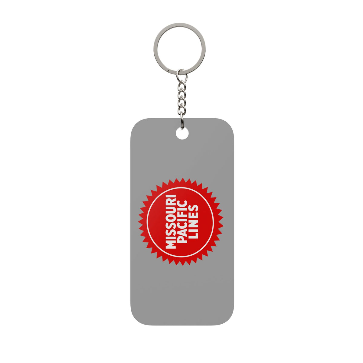 Missouri Pacific Railroad Double-Sided Keychain Charm
