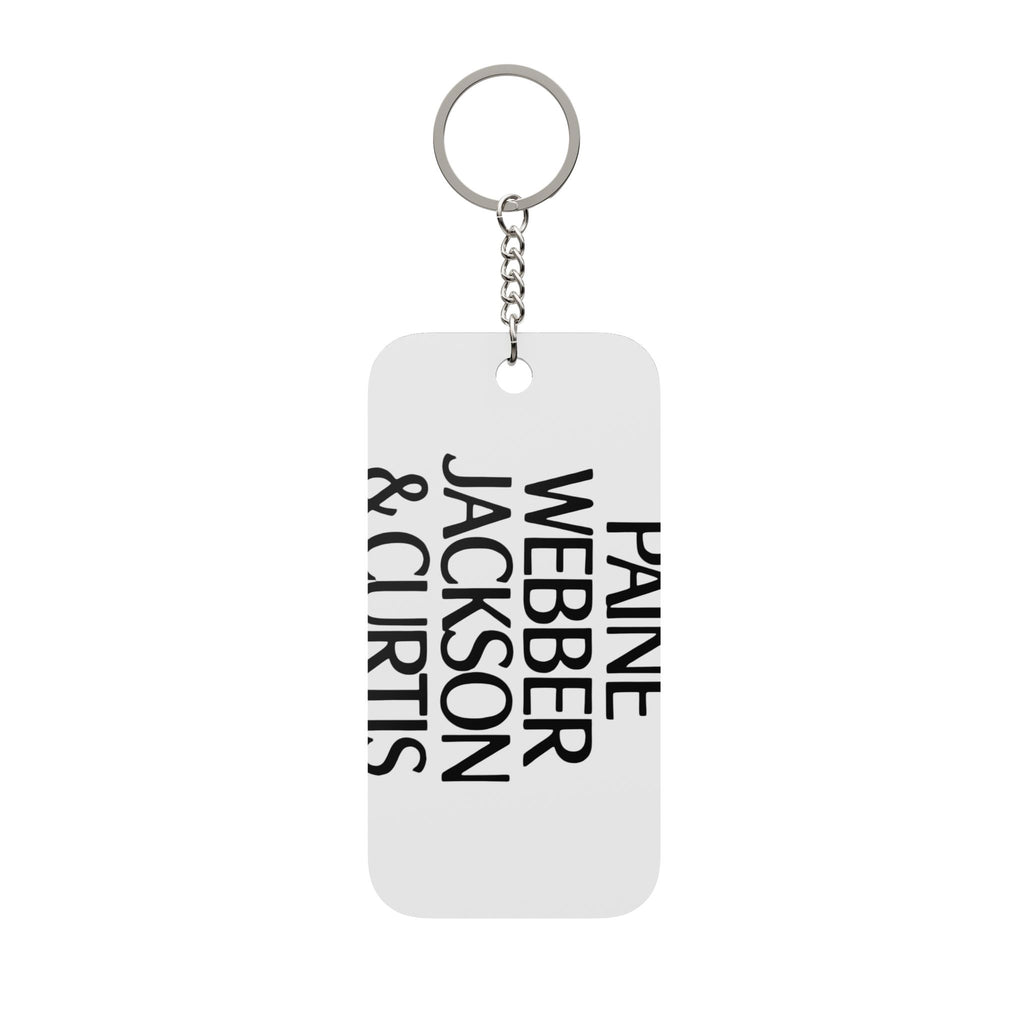 Paine Webber Jackson & Curtis Double-Sided Keychain Charm