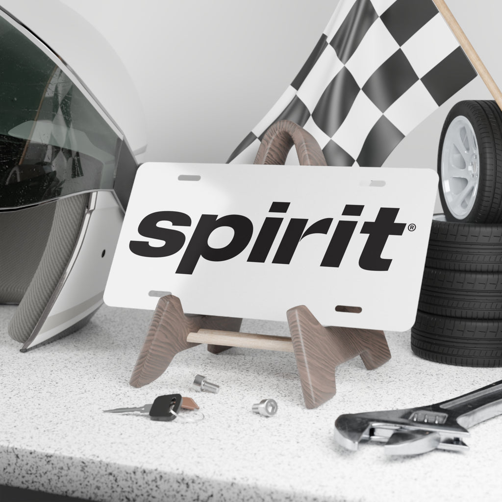 Spirit Airlines Vanity License Plate