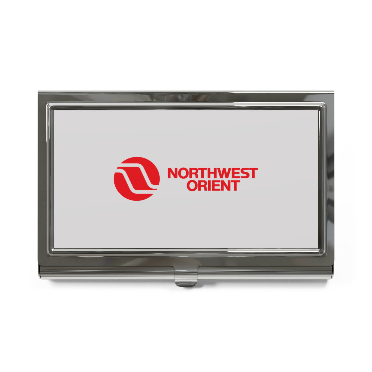 Northwest Orient Airlines Metal Business Card Holder