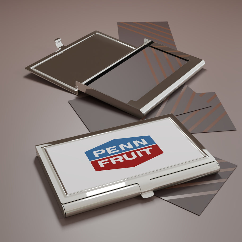 Penn Fruit Metal Business Card Holder