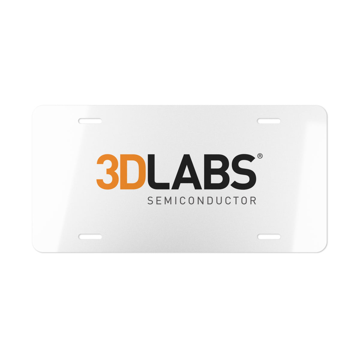 3Dlabs Vanity License Plate