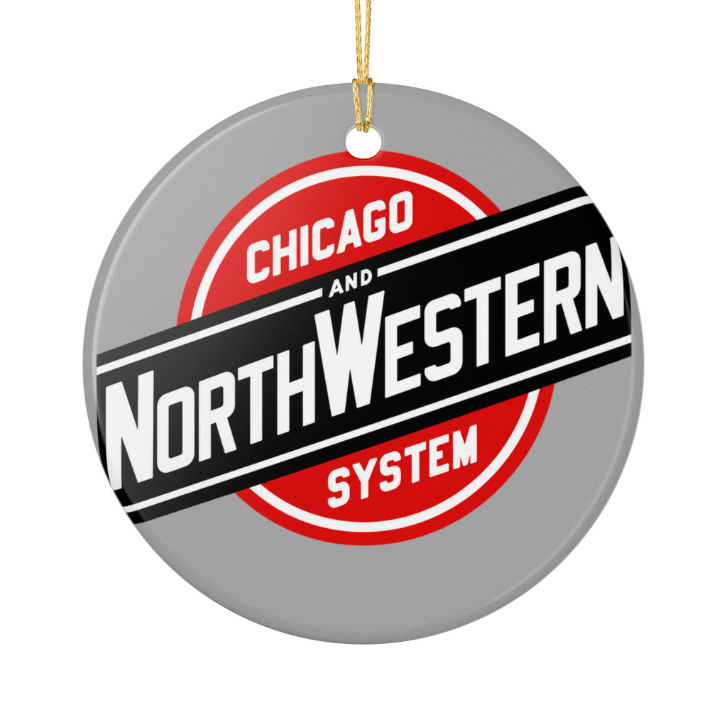 Chicago and North Western Railway Ceramic Ornament