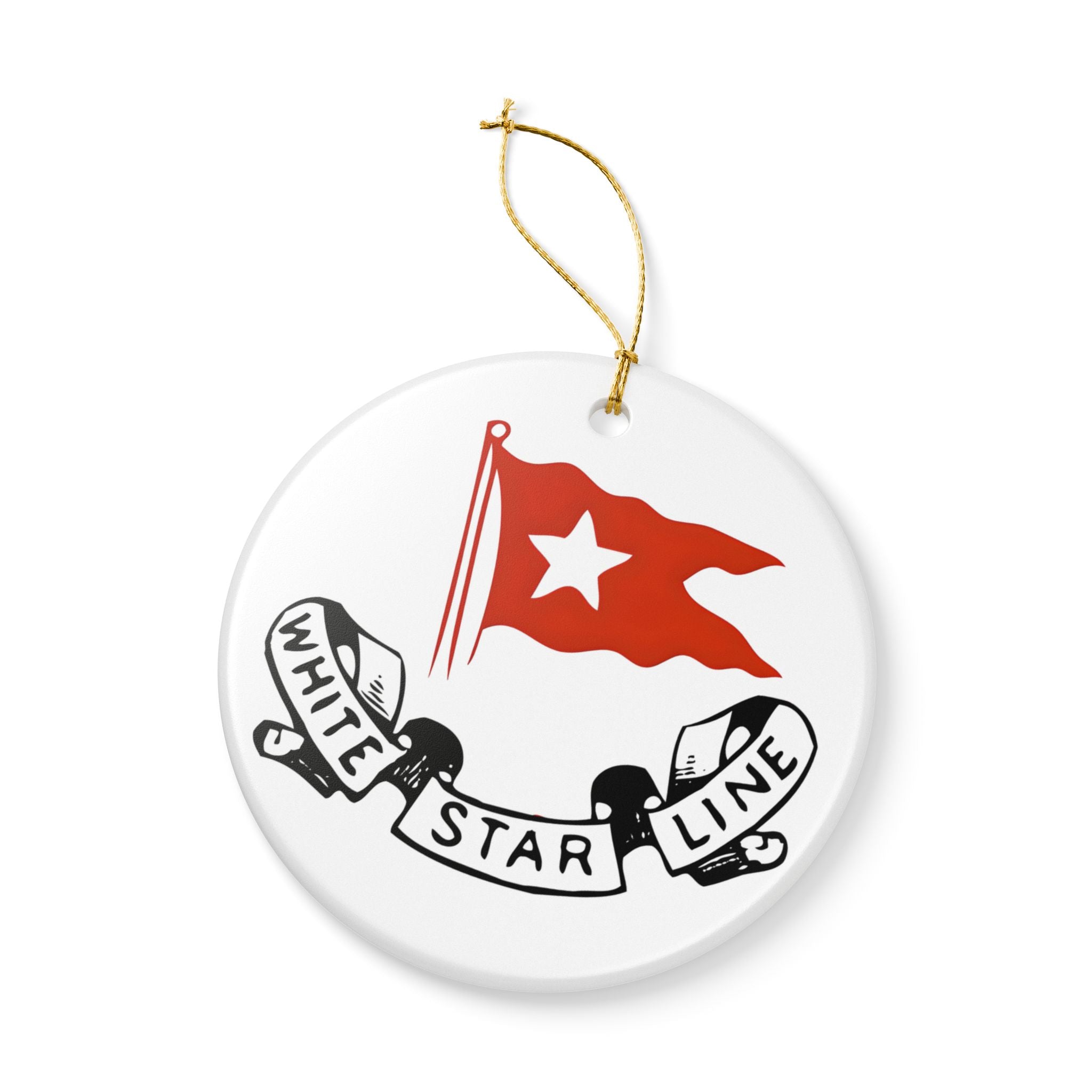 White Star Line Ceramic Ornament