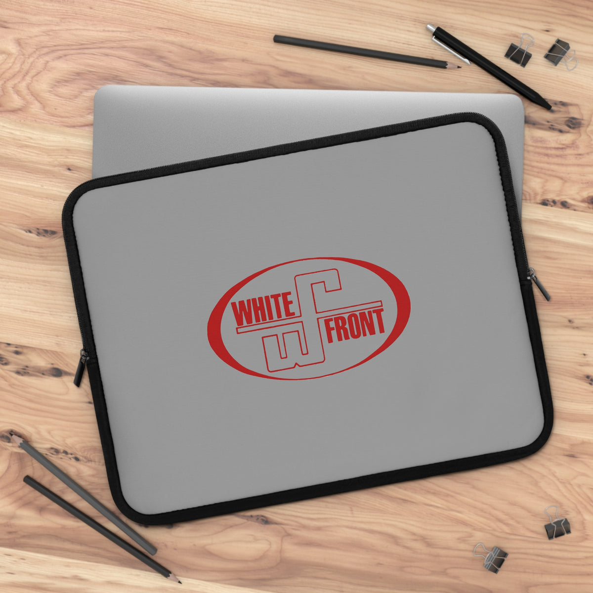 White Front Laptop Sleeve