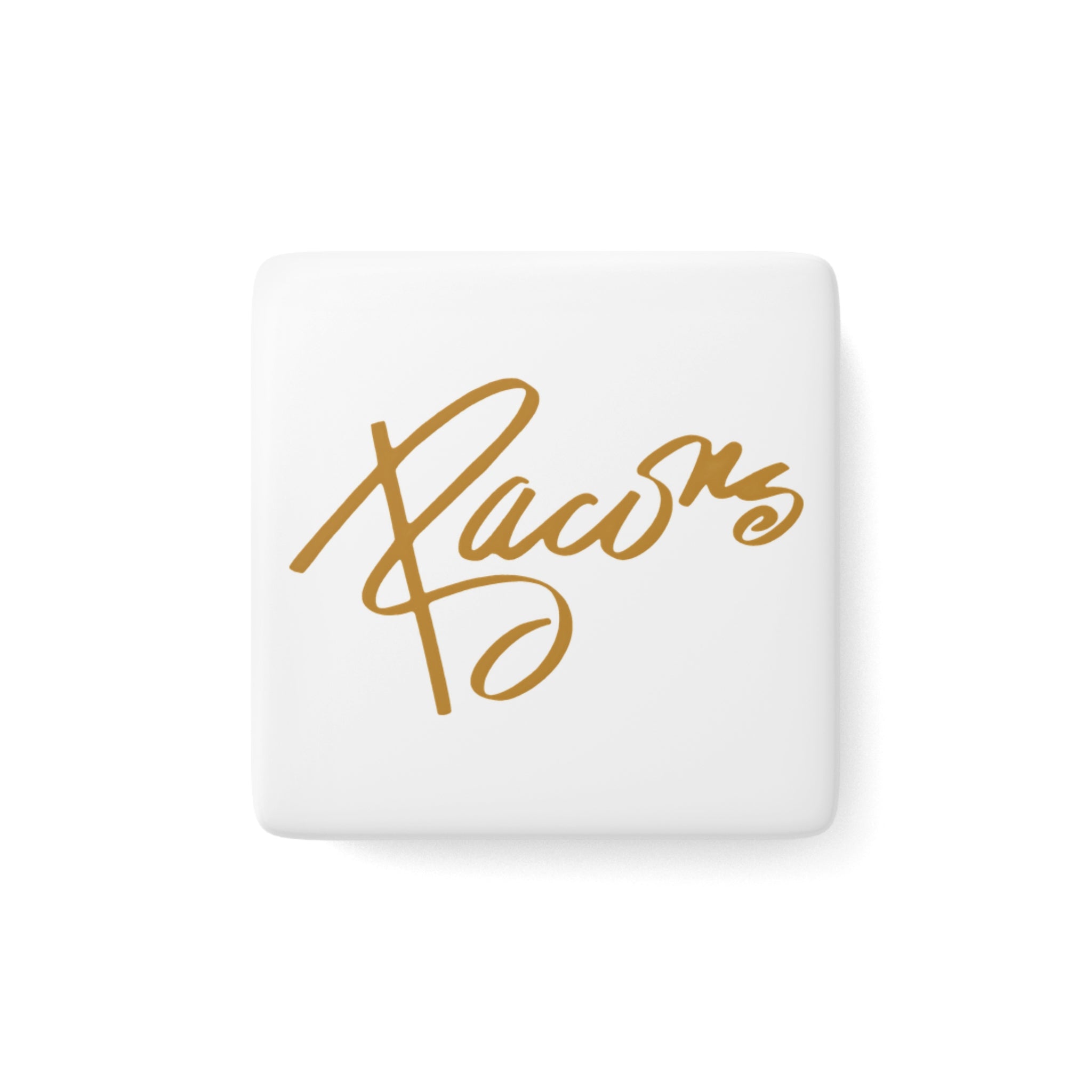 Bacon's Square Porcelain Fridge Magnet