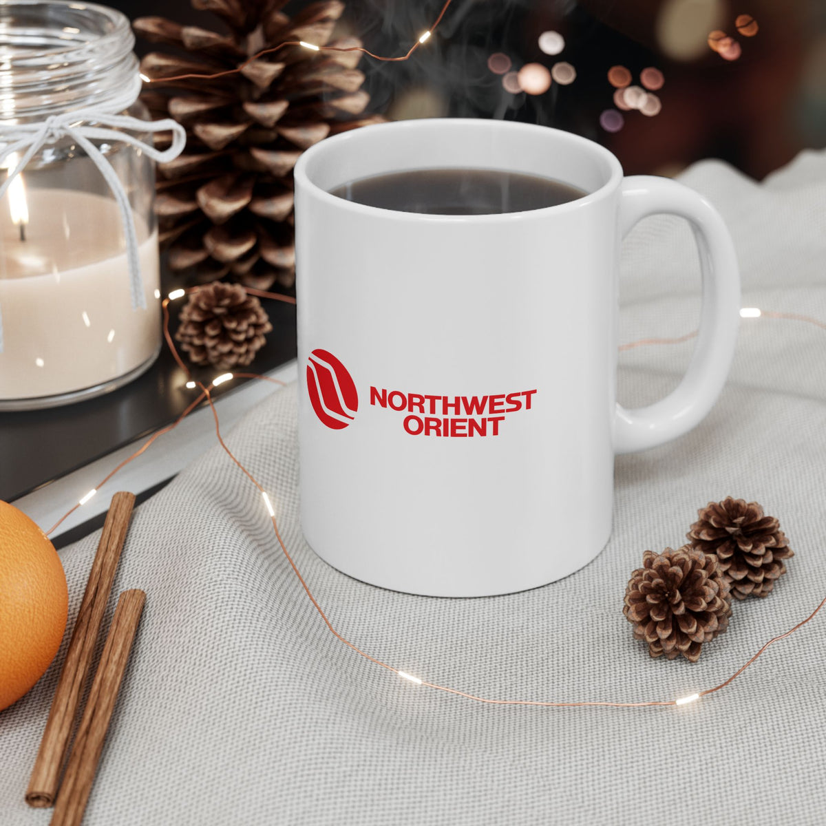 Northwest Orient Airlines Ceramic Coffee Mug