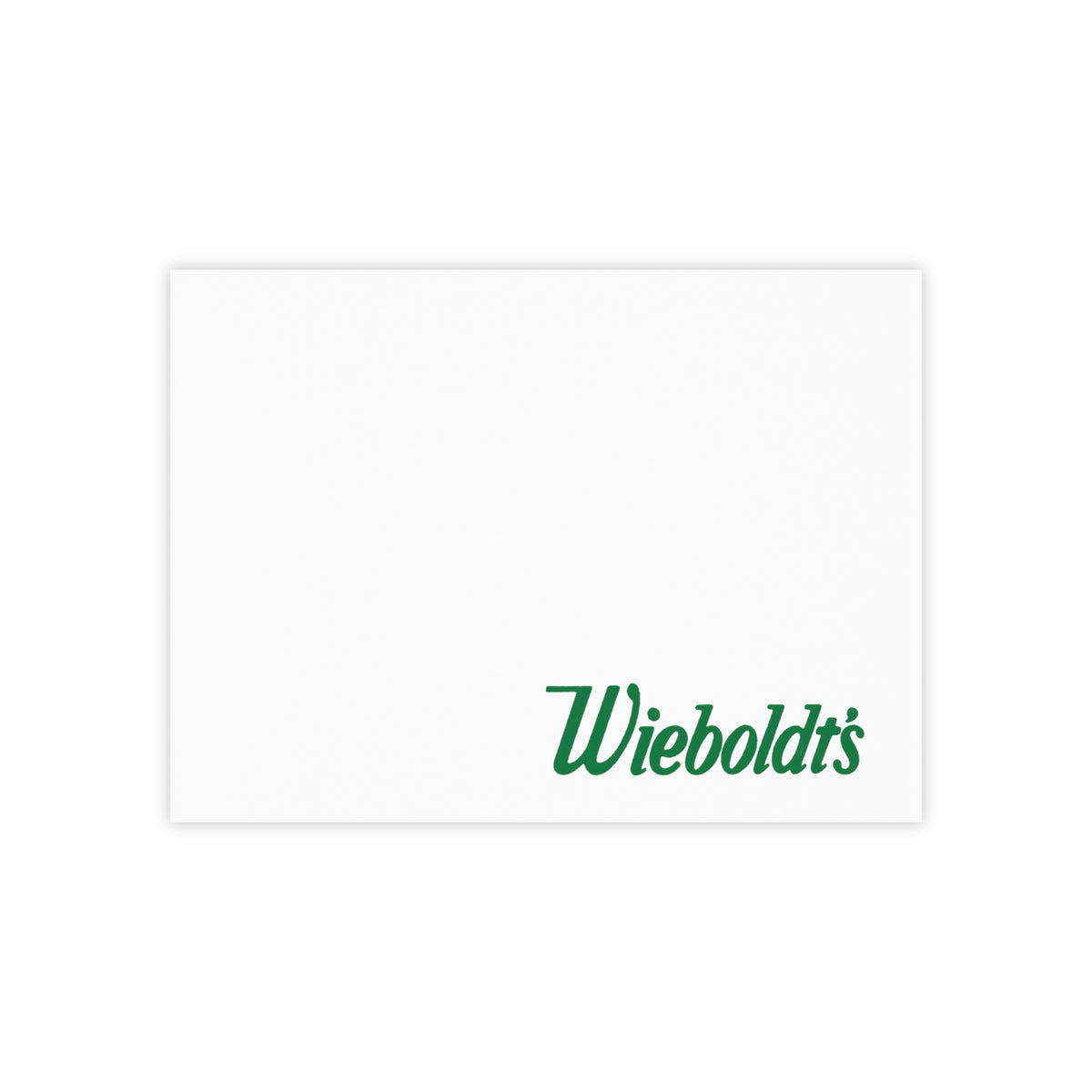Wieboldt's Sticky Post-it Note Pad