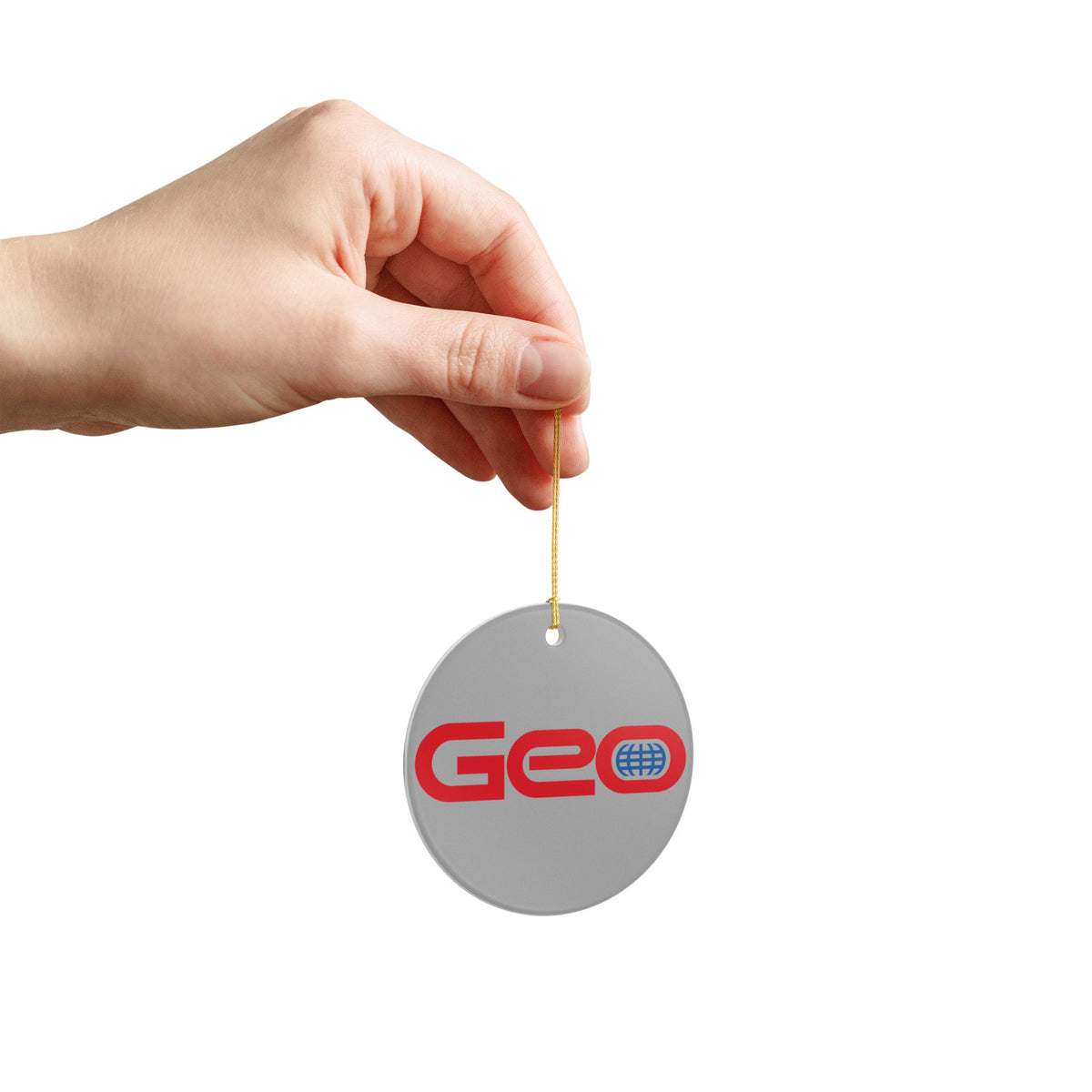Geo Ceramic Ornament