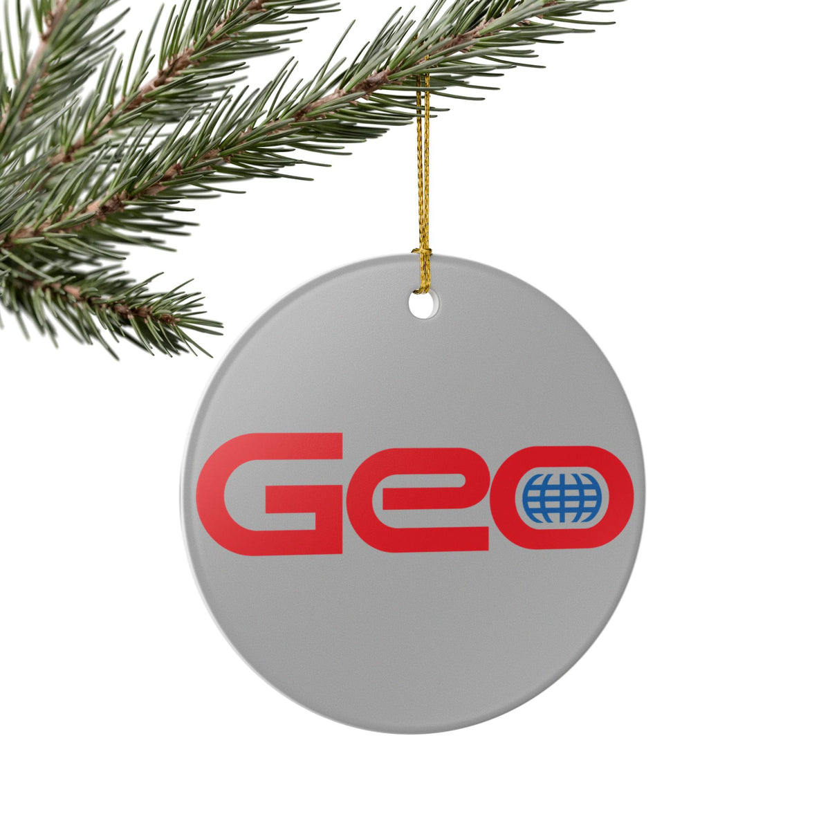 Geo Ceramic Ornament