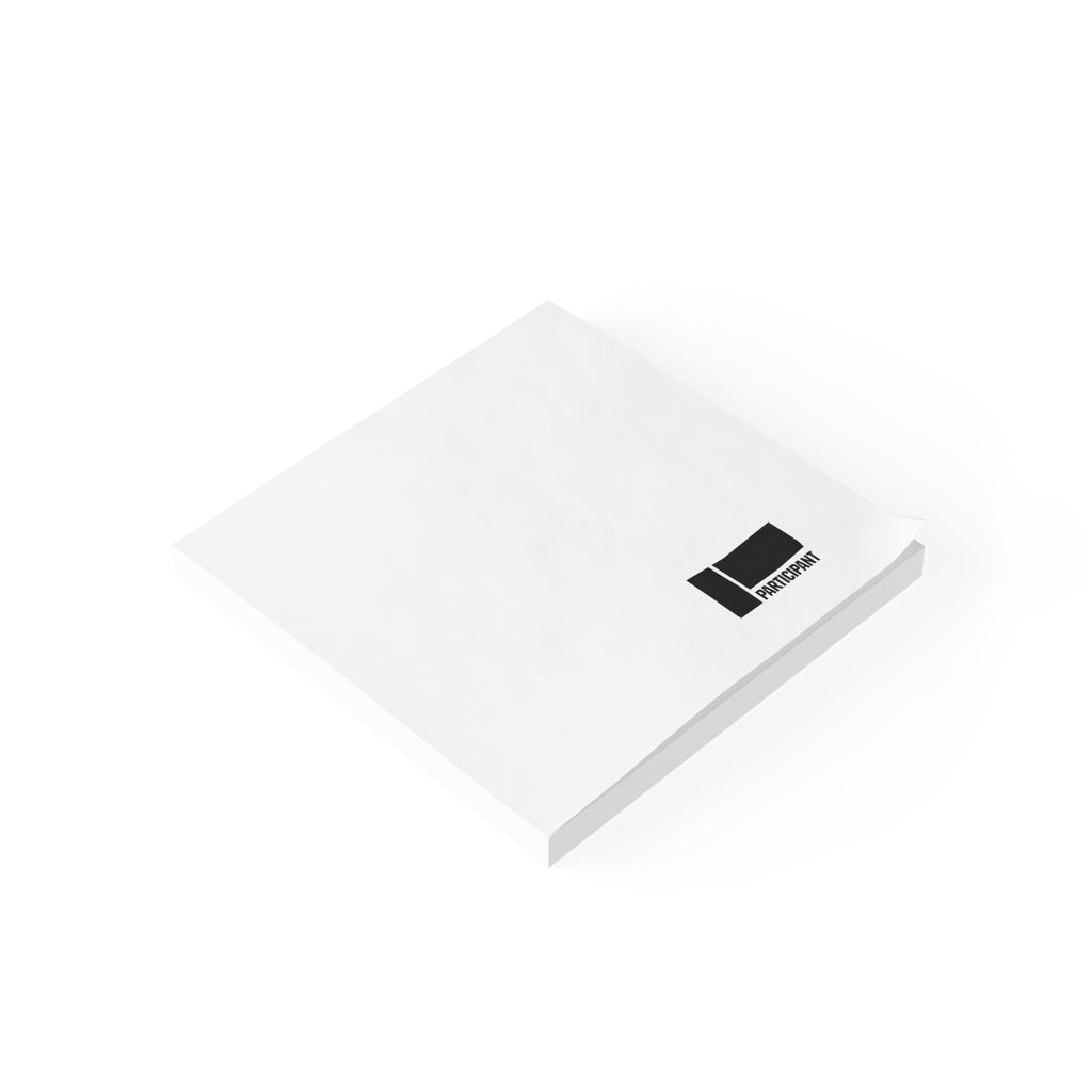 Participant Media Sticky Post-it Note Pad