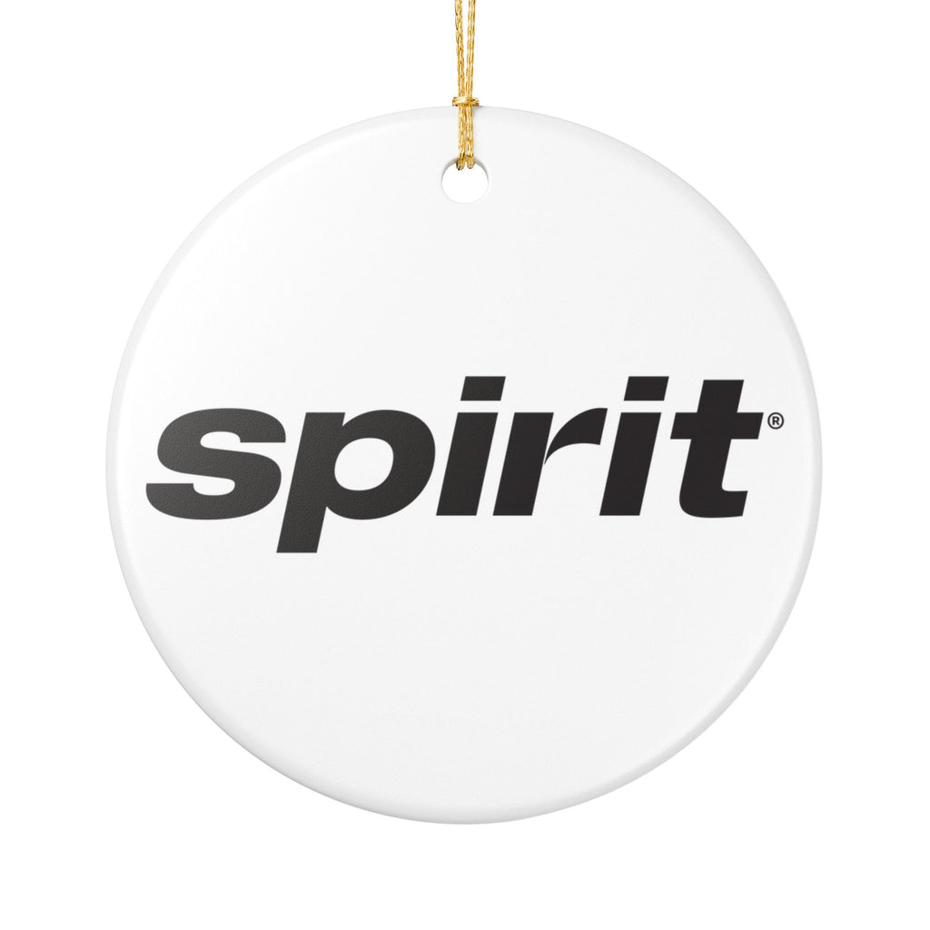 Spirit Airlines Ceramic Ornament