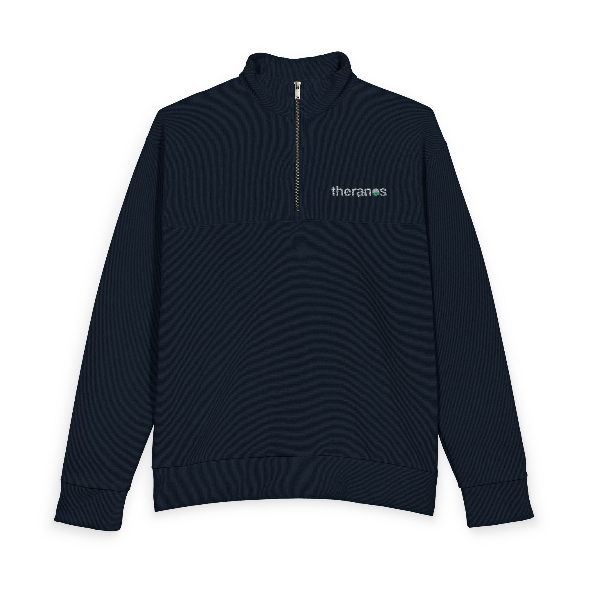 Theranos Inc. Heavy Knit Quarter-Zip Sweatshirt