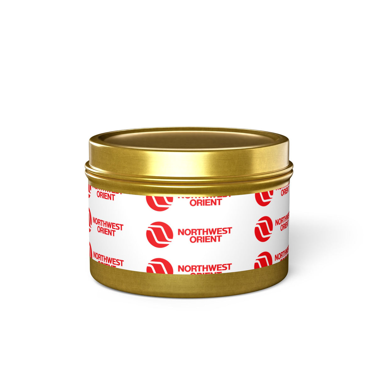 Northwest Orient Airlines Tin Candle
