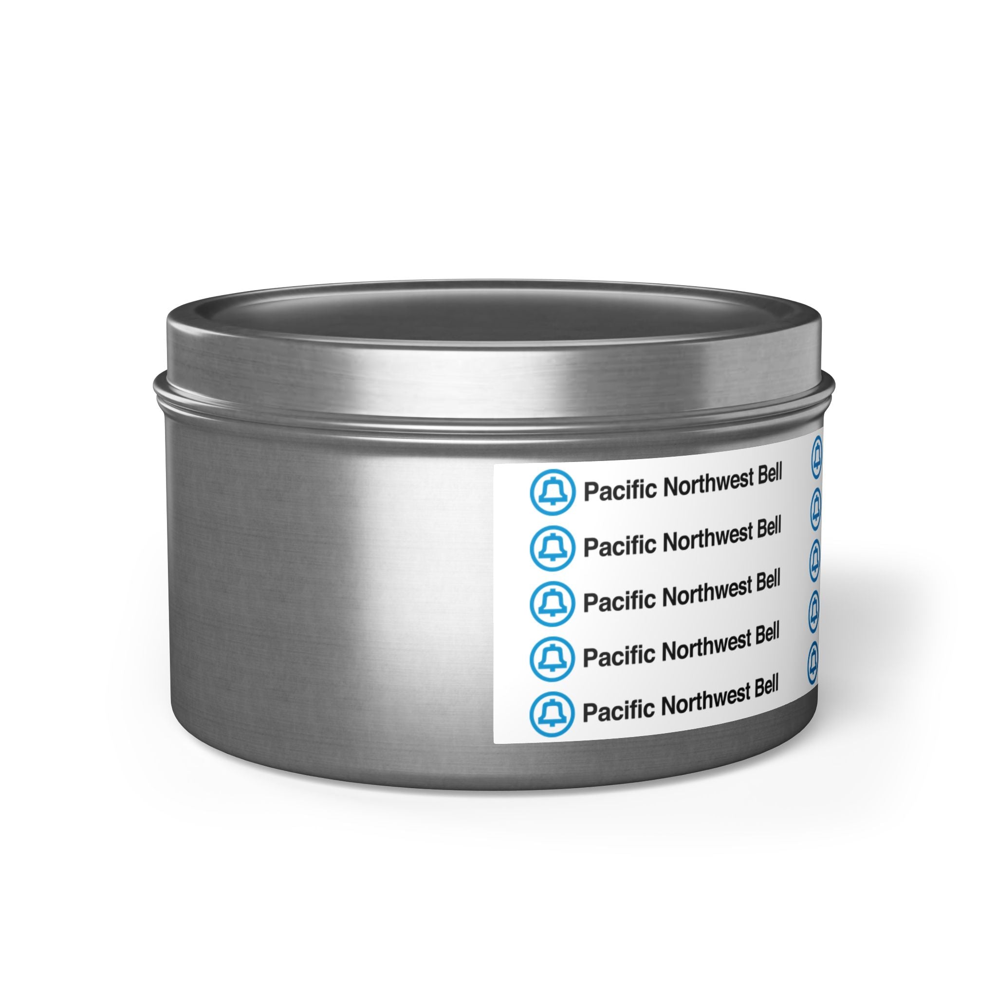 Pacific Northwest Bell Tin Candle