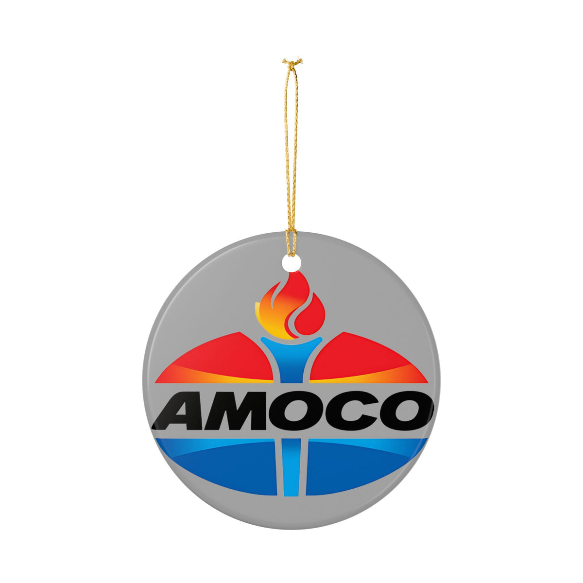 Amoco Ceramic Ornament